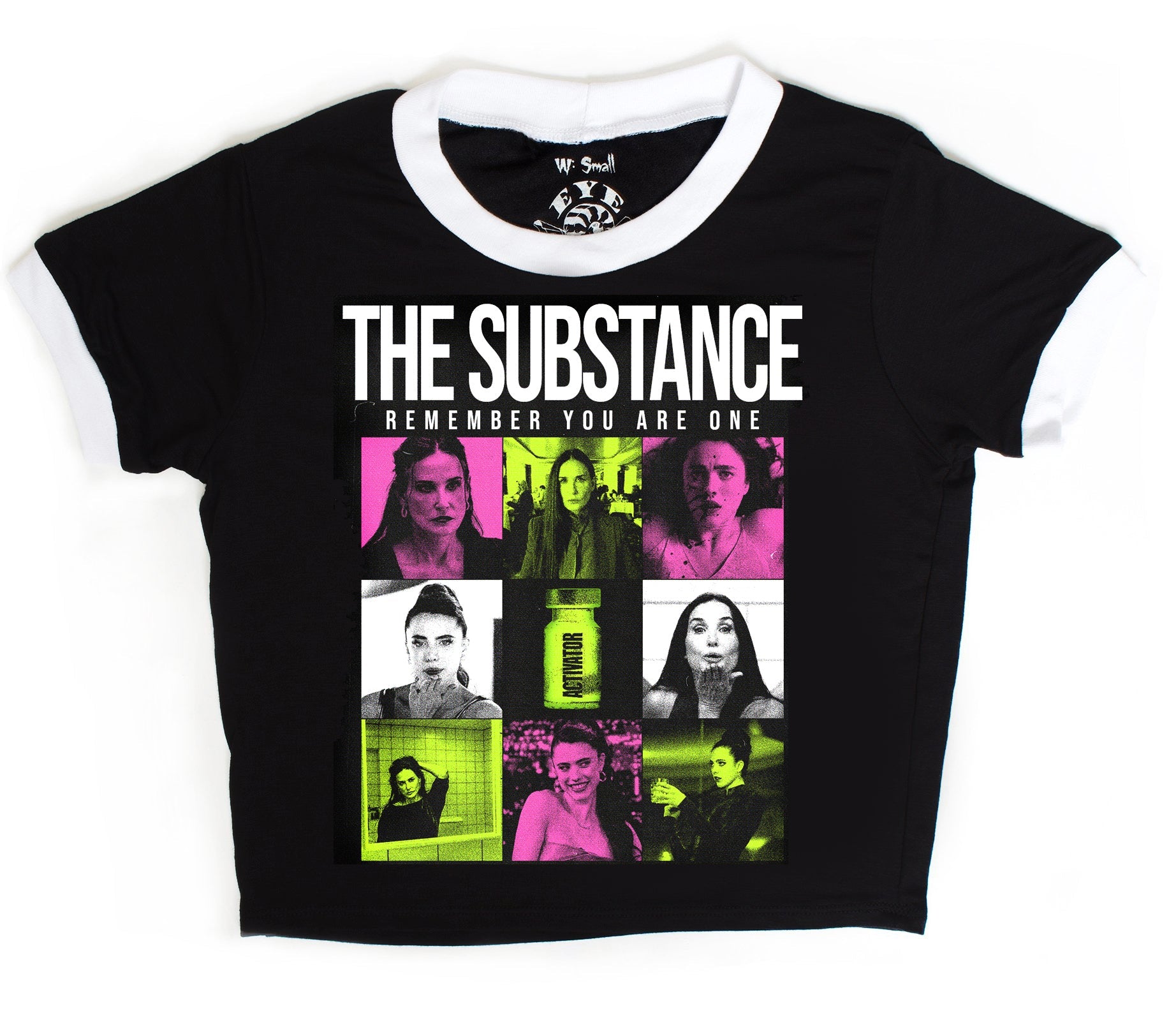 Vera's Eyecandy The Substance Black Ringer Tee