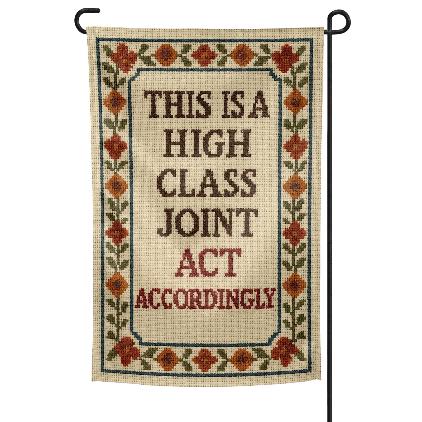 Original Underground This is a High Class Joint Garden Flag