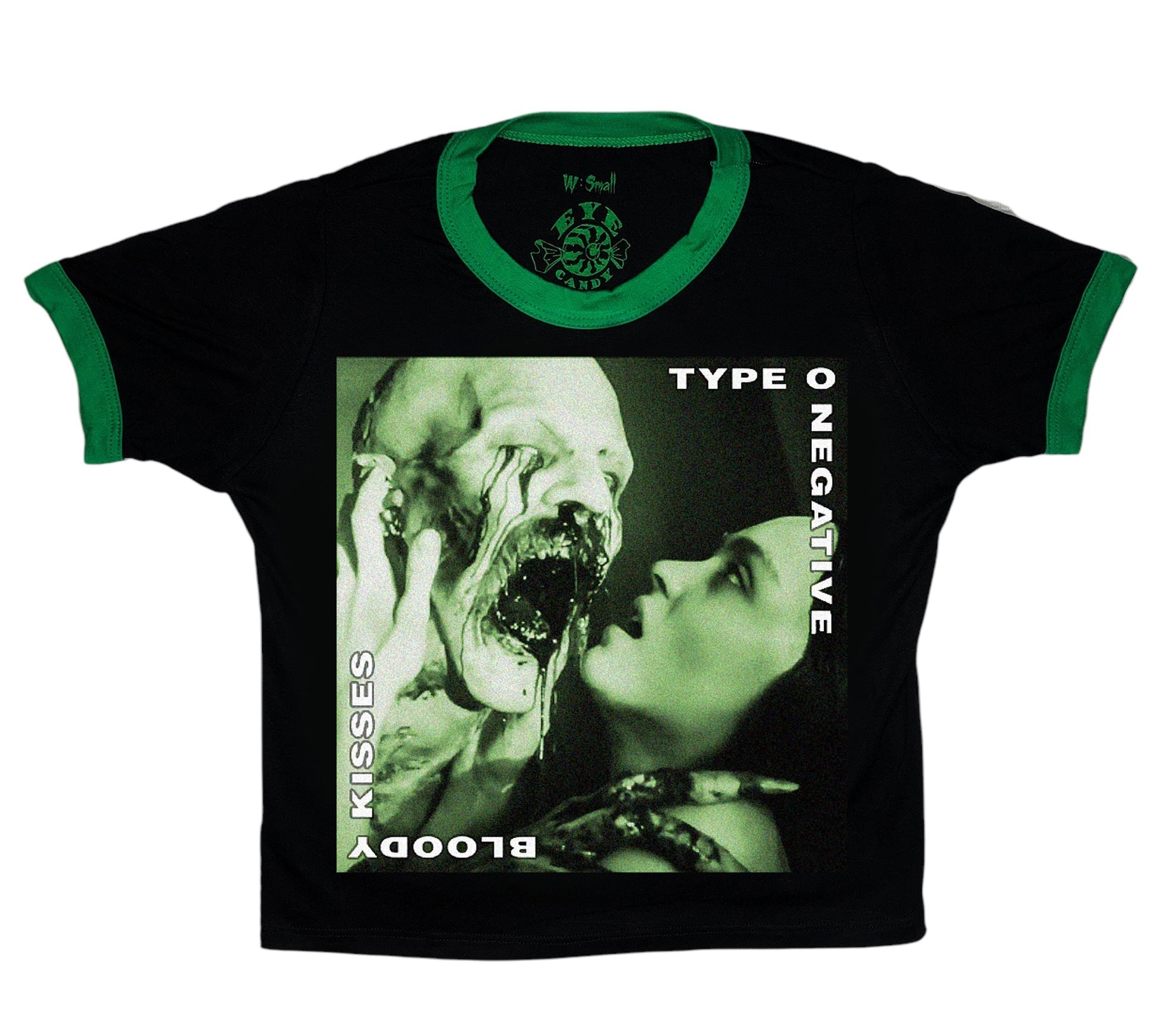 Vera's Eyecandy Bloody Kisses Type O Negative Ringer Tee