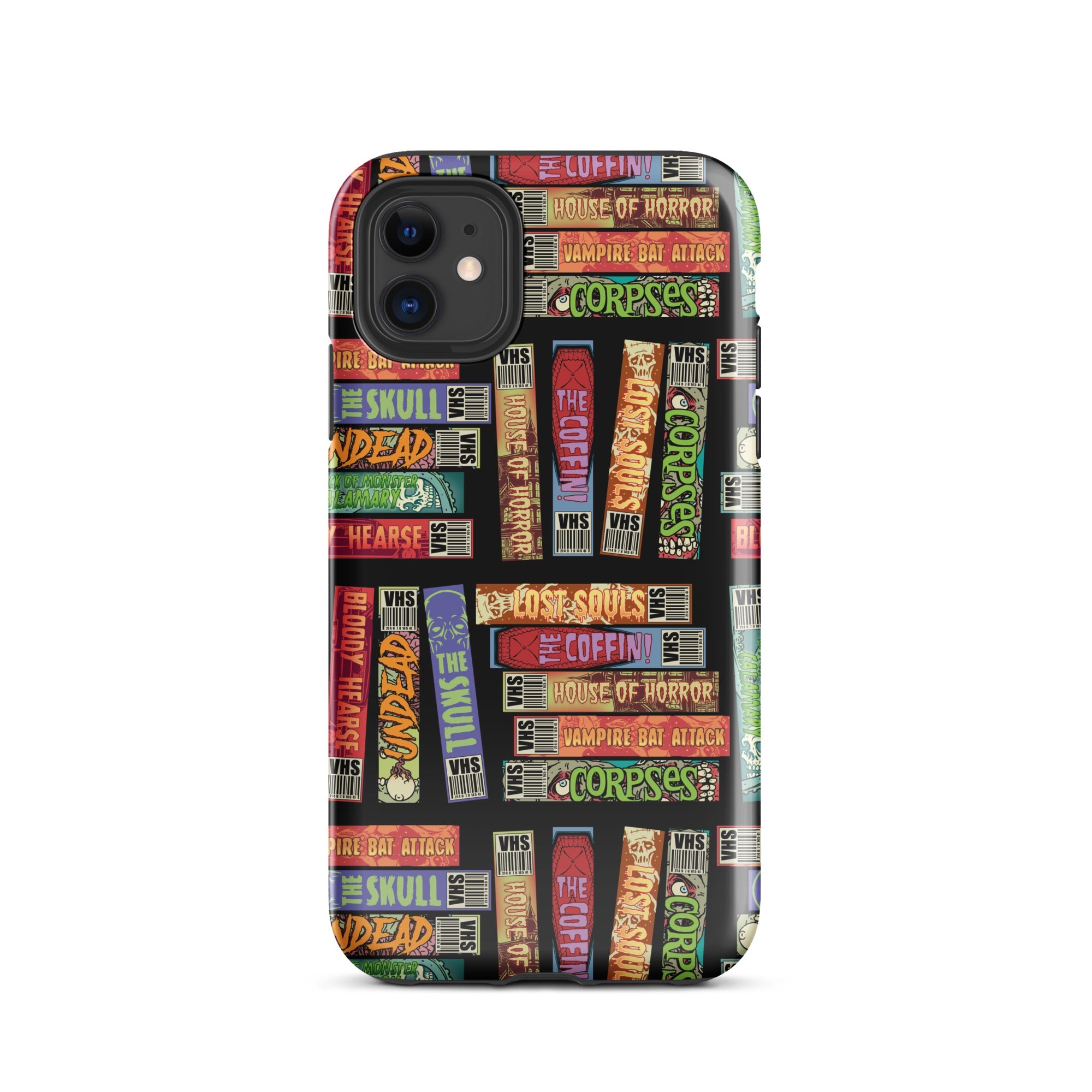 Murder Apparel Retro Horror VHS iPhone Case