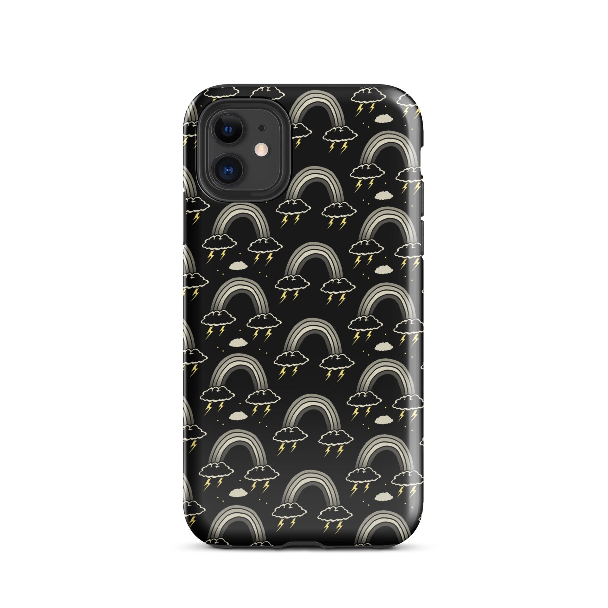 Murder Apparel Goth Rainbow Emo iPhone Case
