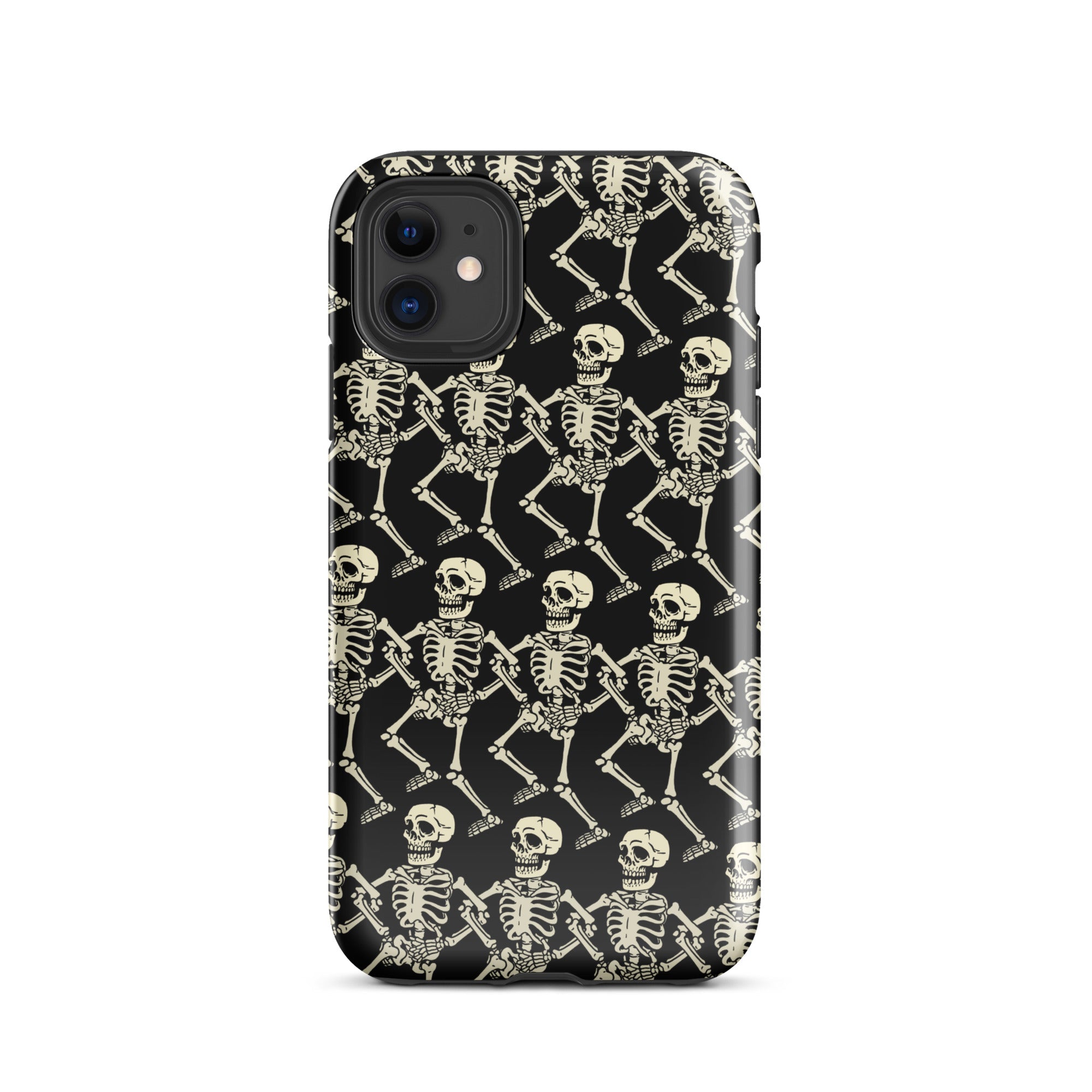 Murder Apparel Dancing Skeletons iPhone Case