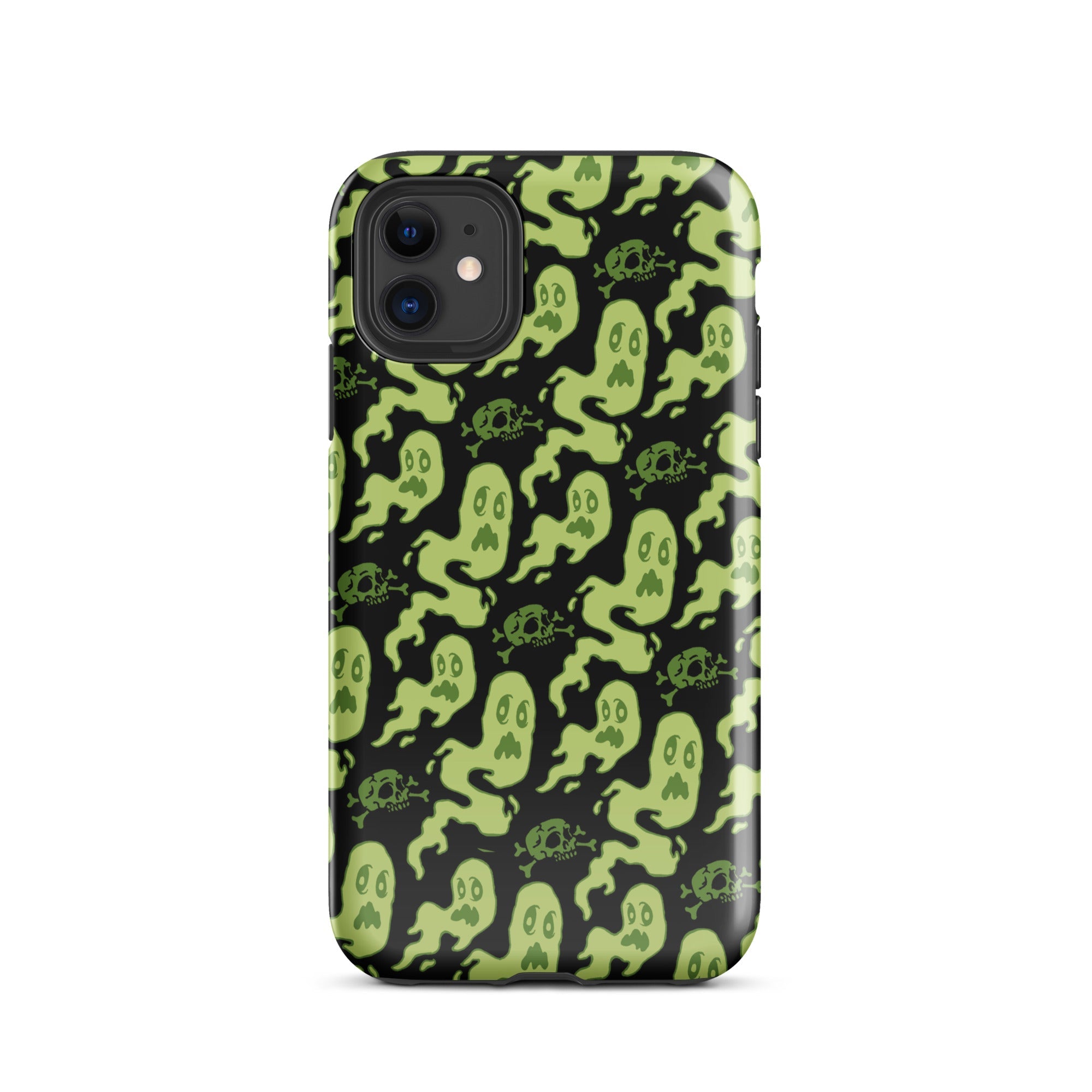 Murder Apparel Green Ghosts iPhone Case