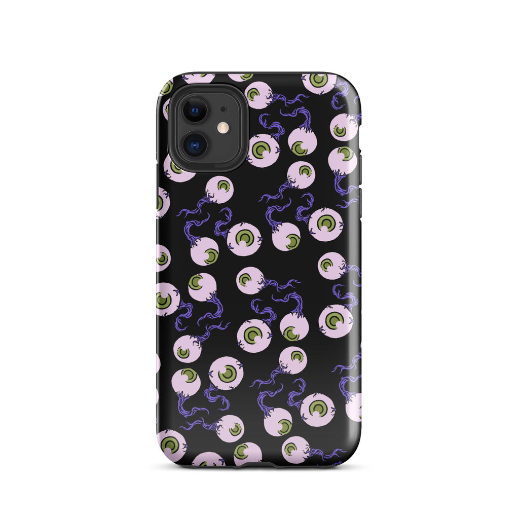 Murder Apparel Spooky Eyeballs iPhone Case
