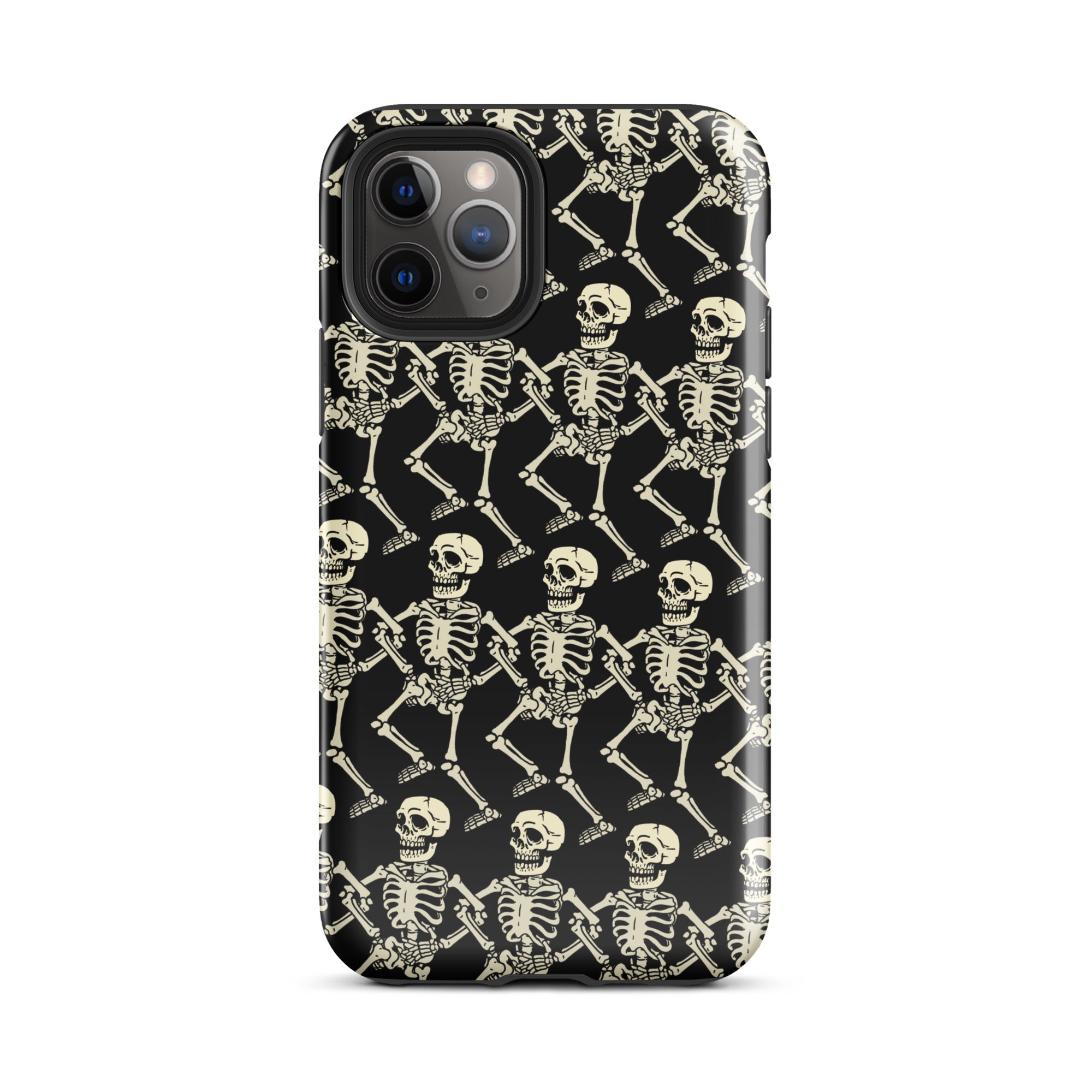 Murder Apparel Dancing Skeletons iPhone Case