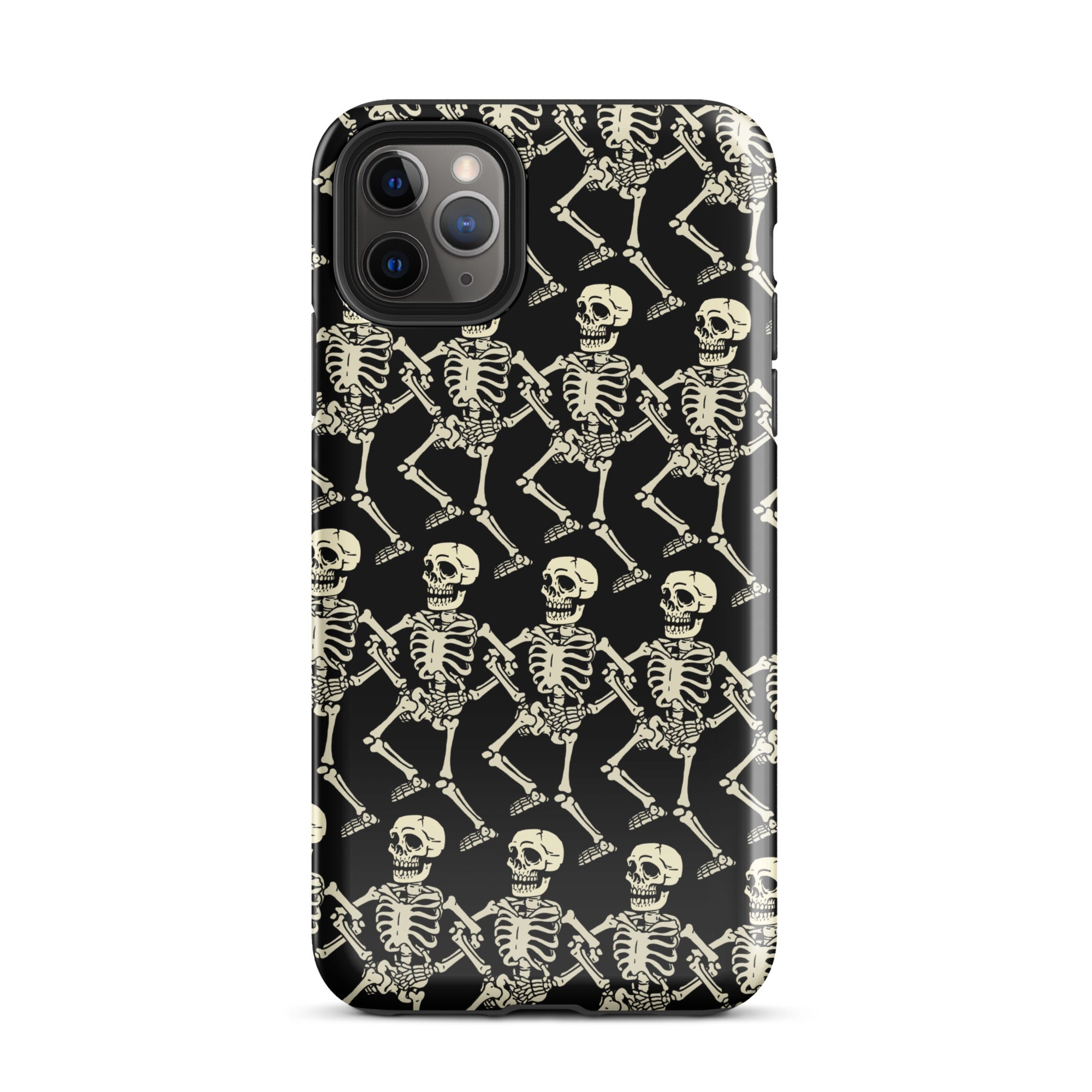 Murder Apparel Dancing Skeletons iPhone Case