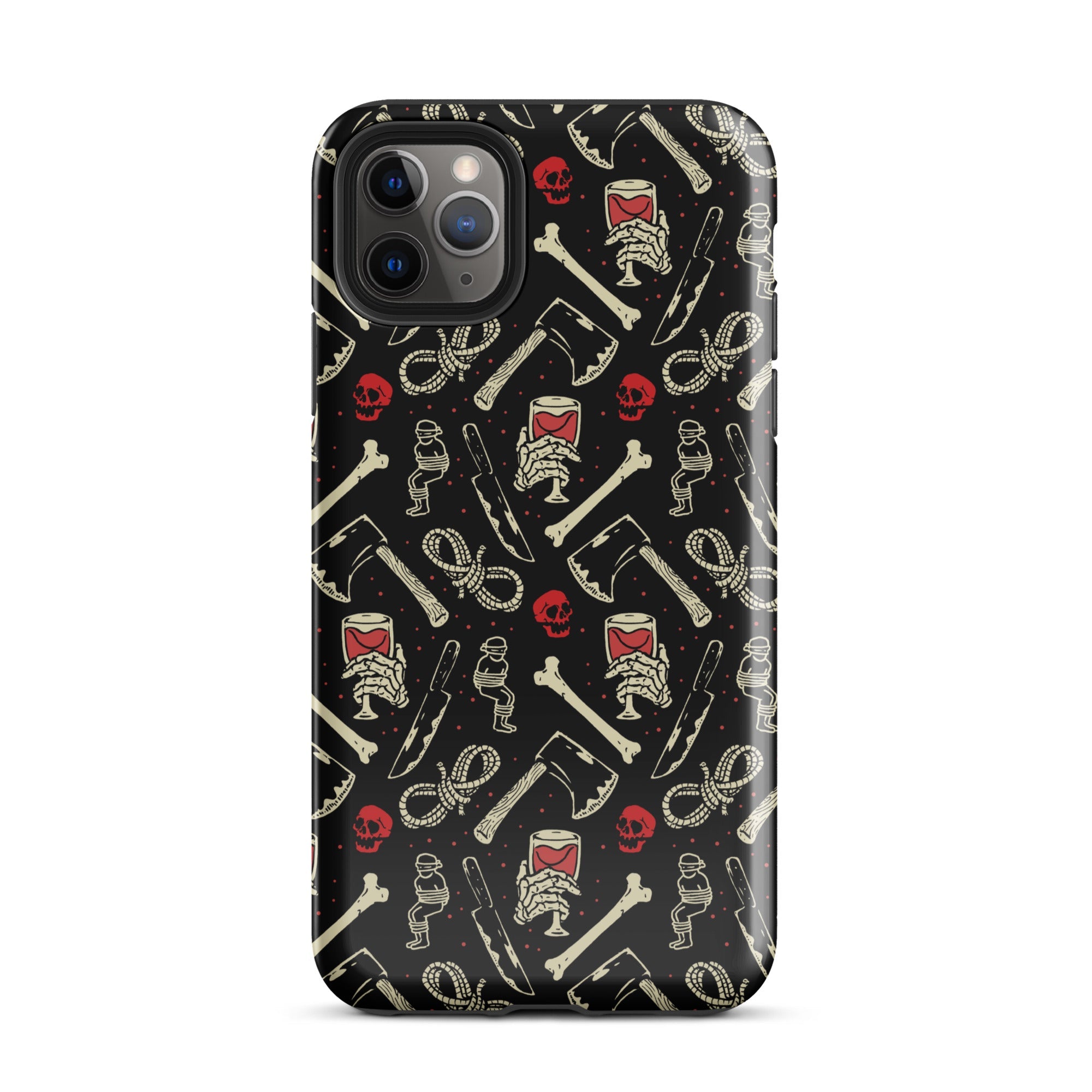 Murder Apparel True Crime And Wine iPhone Case