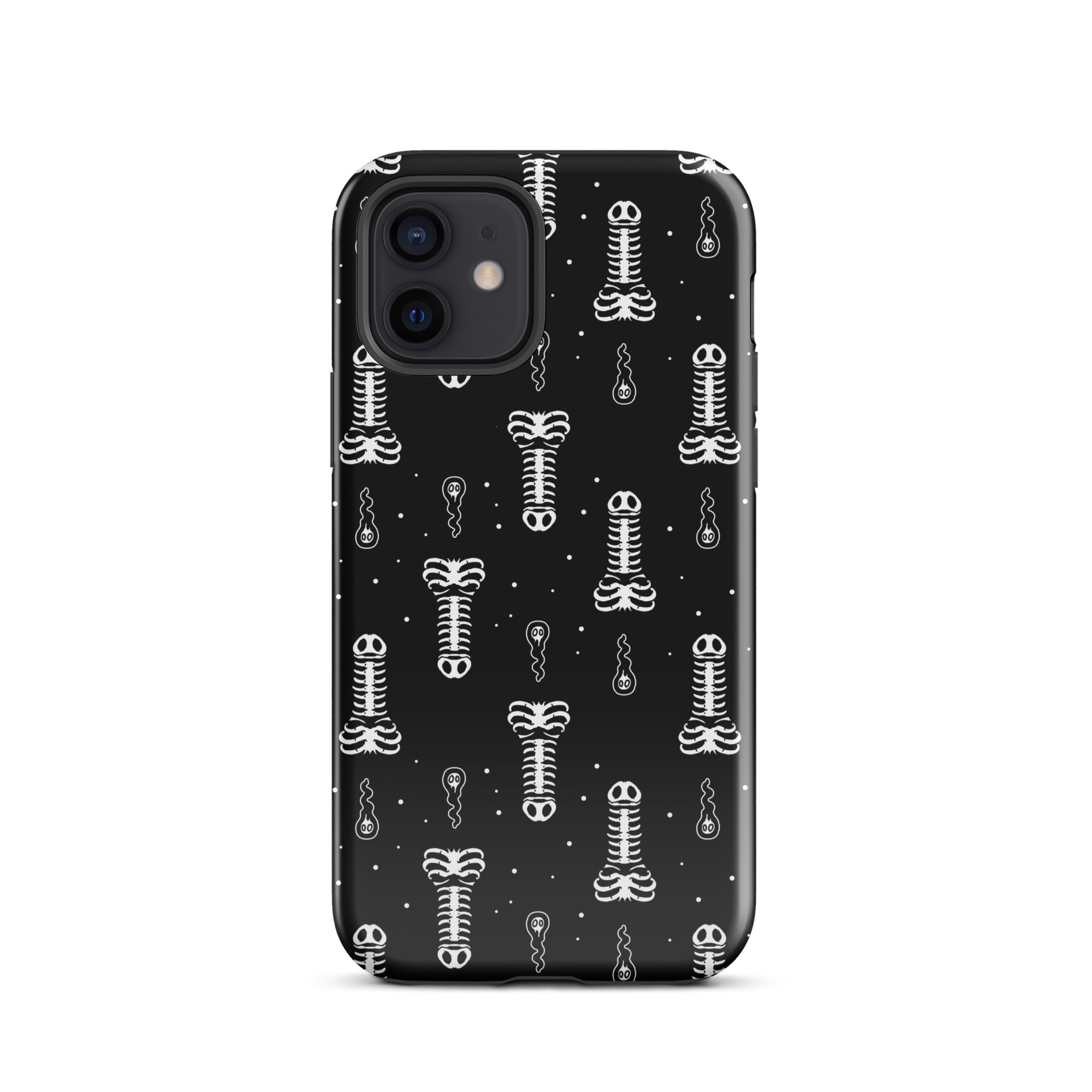 Murder Apparel Skeleton Penis Boner iPhone Case