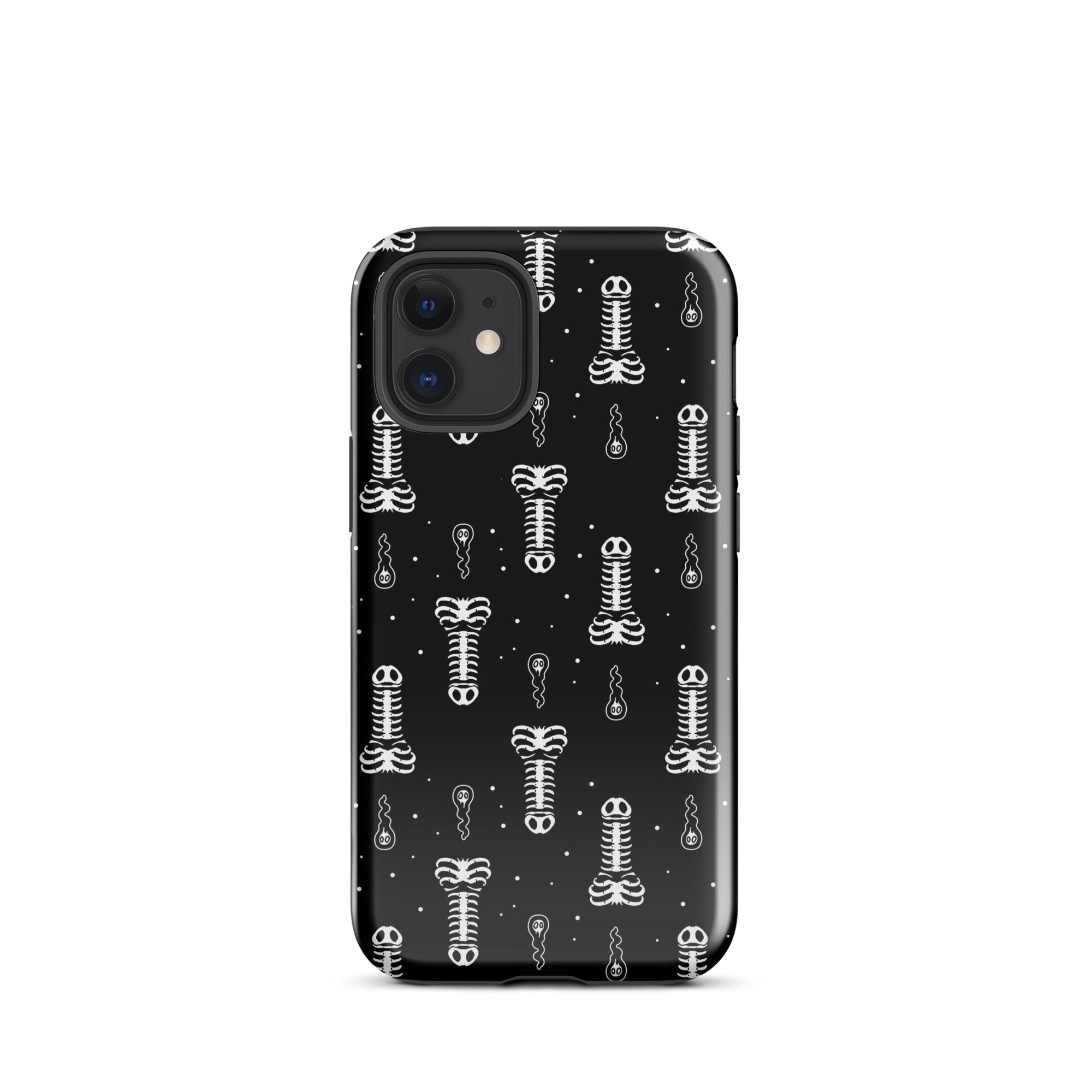 Murder Apparel Skeleton Penis Boner iPhone Case