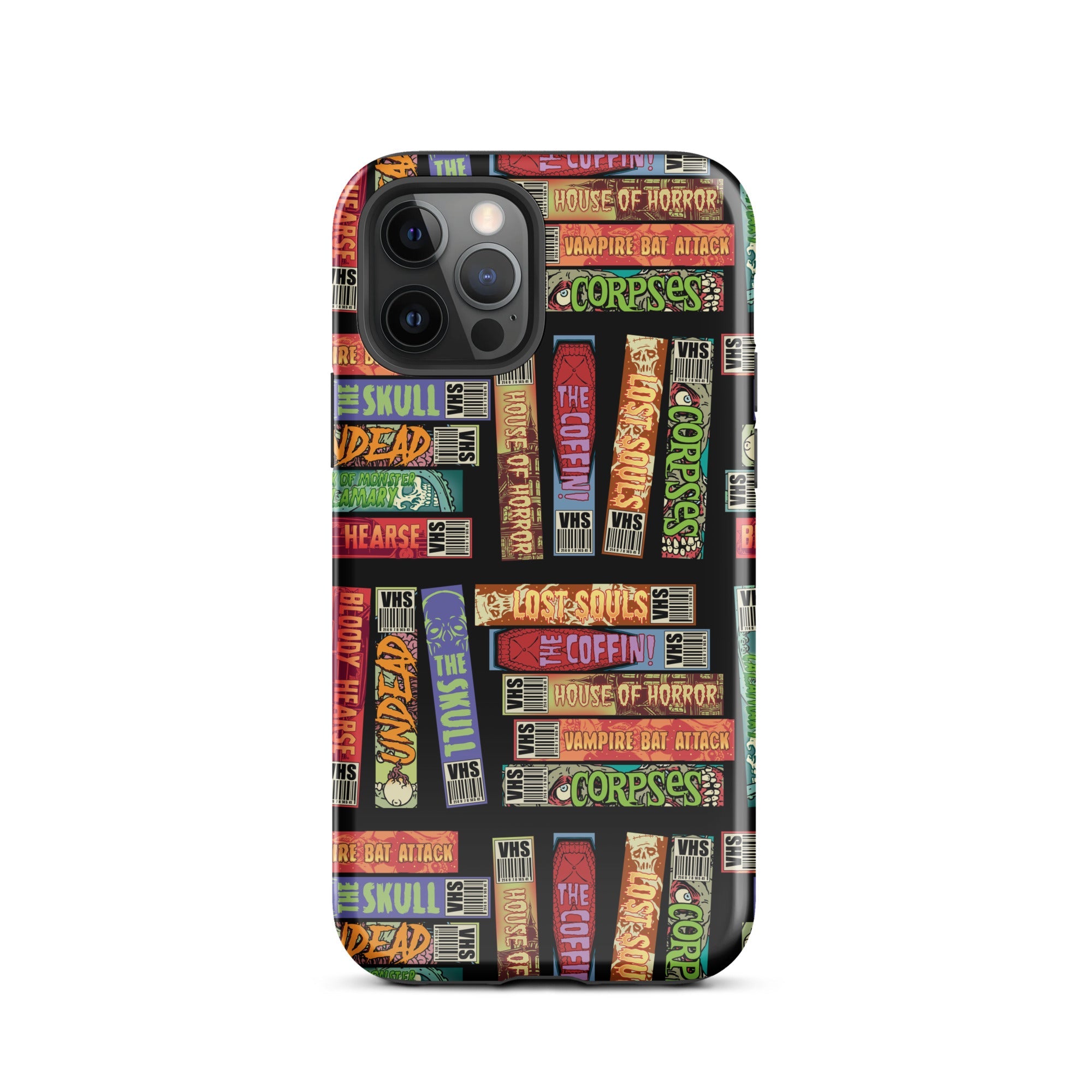 Murder Apparel Retro Horror VHS iPhone Case