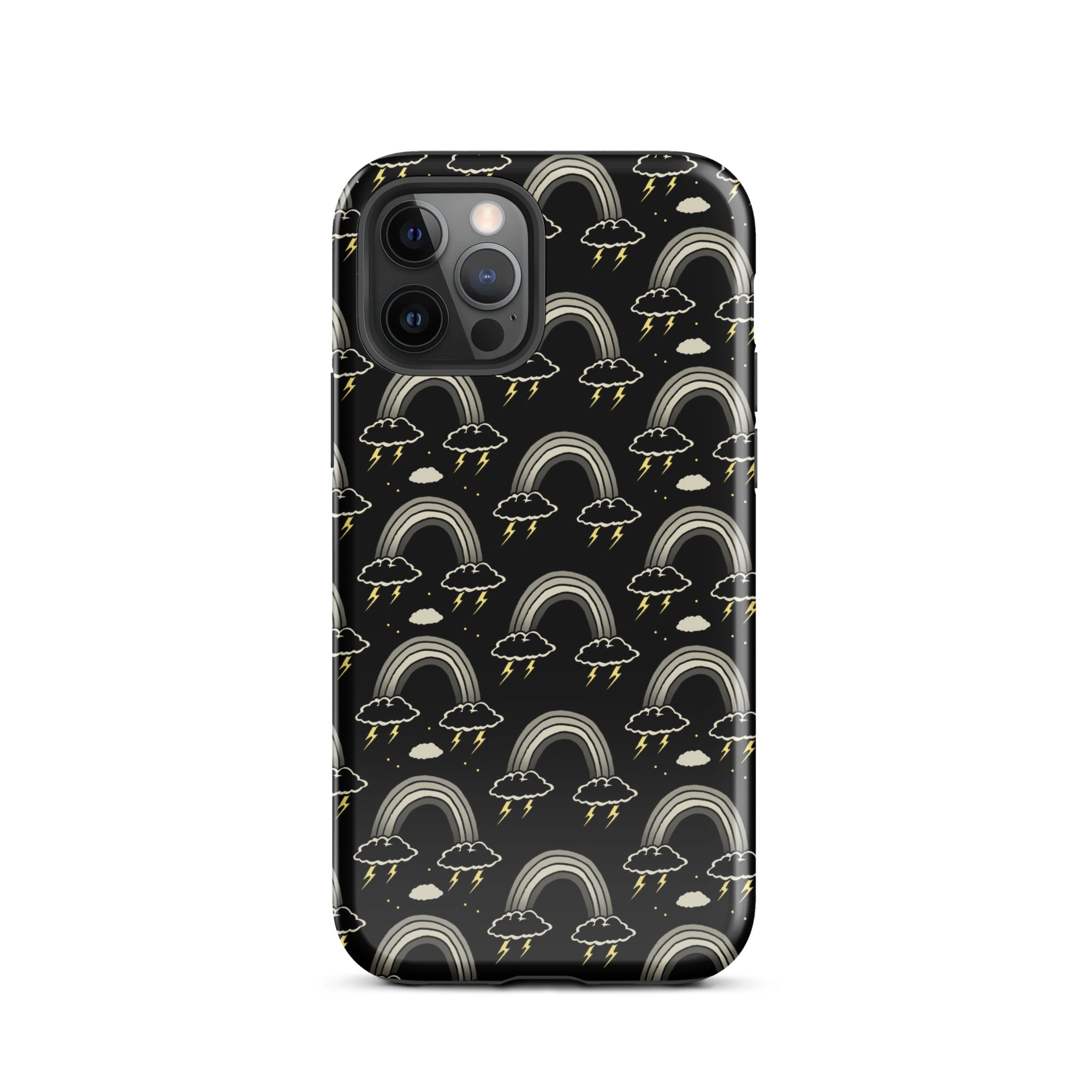 Murder Apparel Goth Rainbow Emo iPhone Case