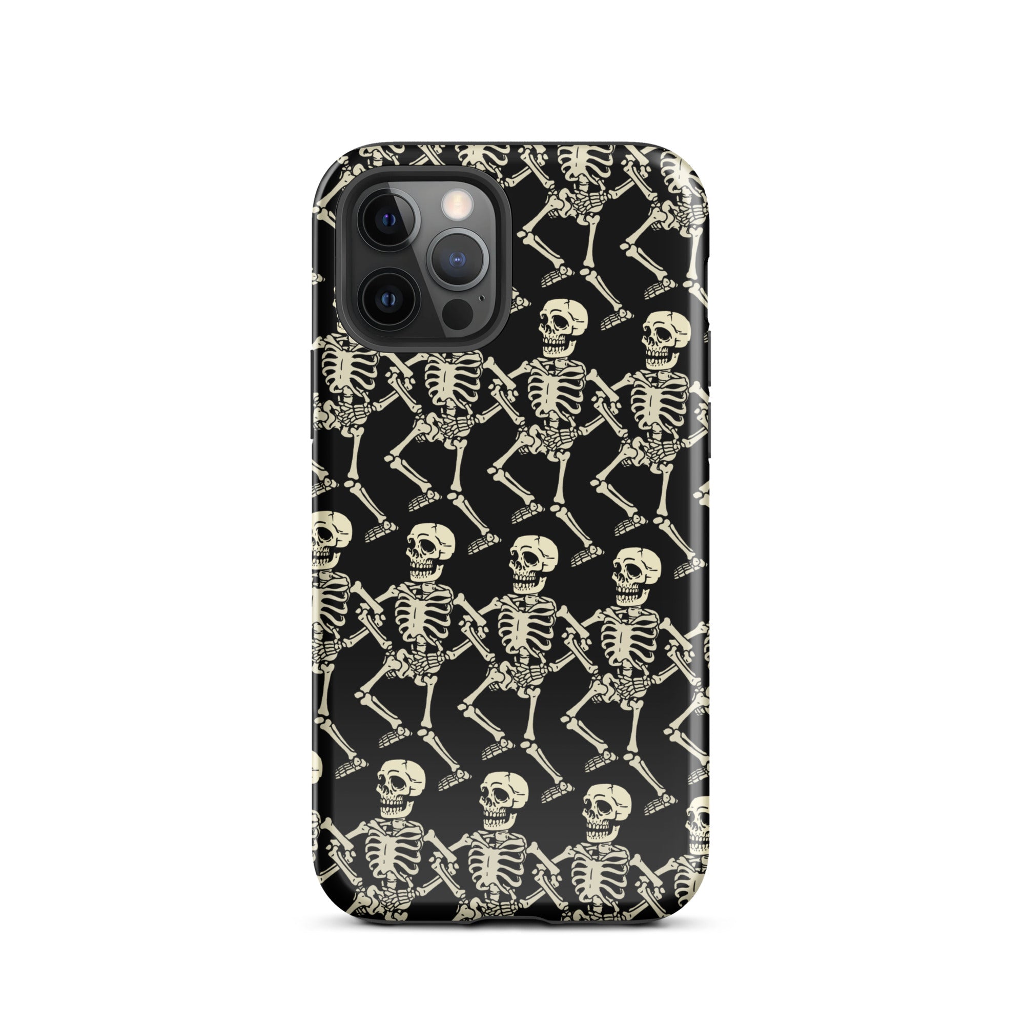 Murder Apparel Dancing Skeletons iPhone Case