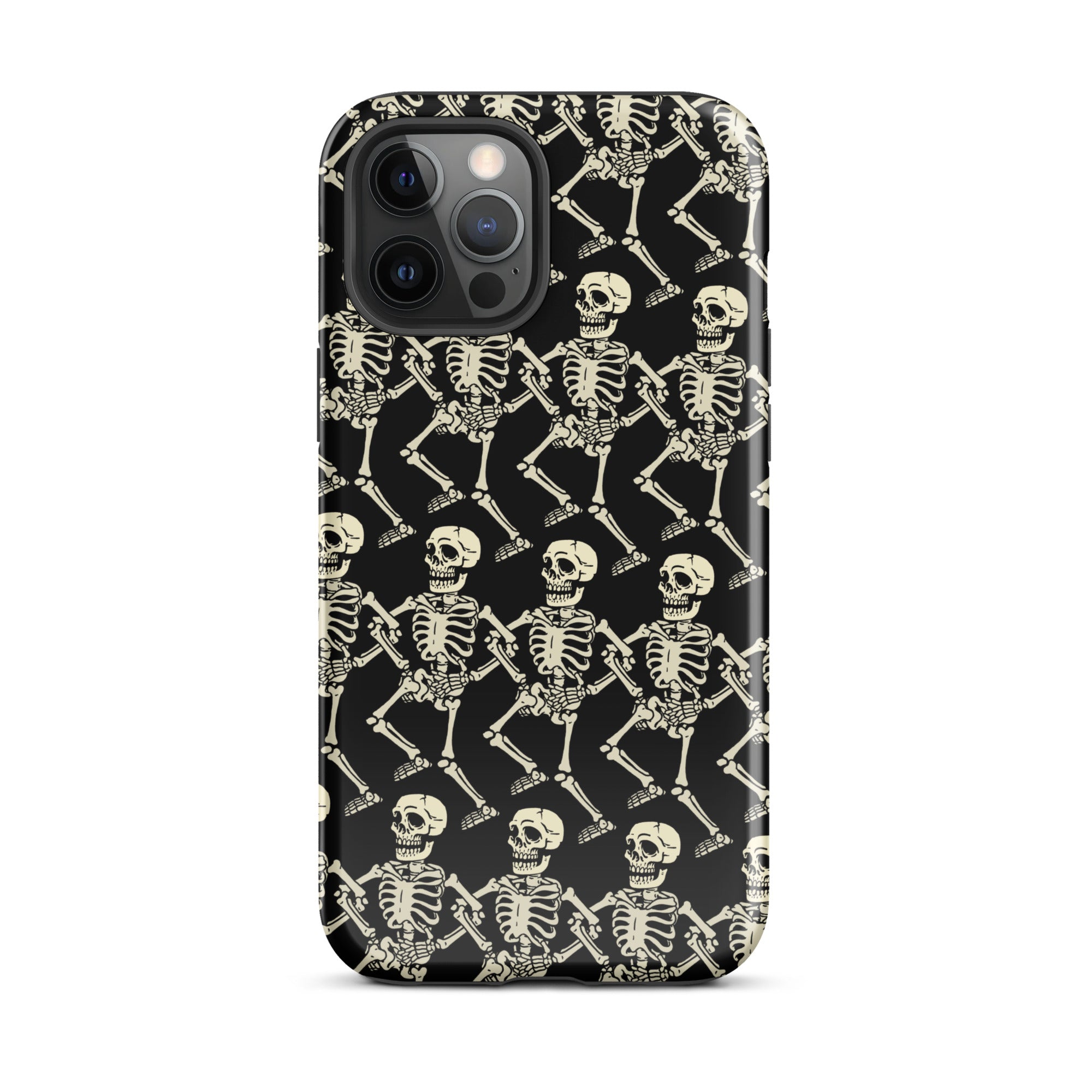 Murder Apparel Dancing Skeletons iPhone Case