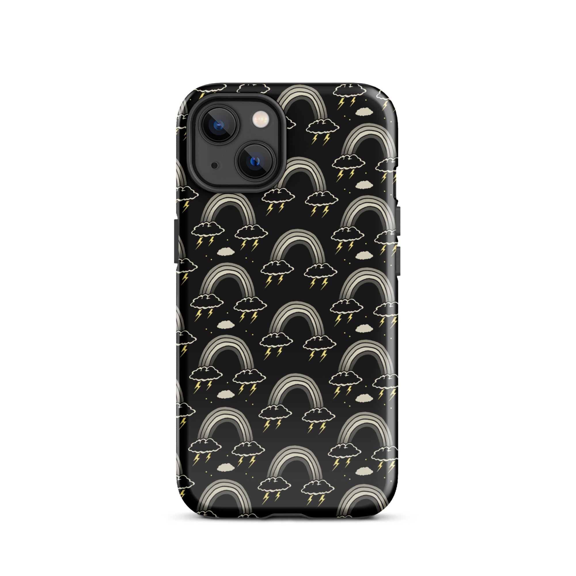 Murder Apparel Goth Rainbow Emo iPhone Case