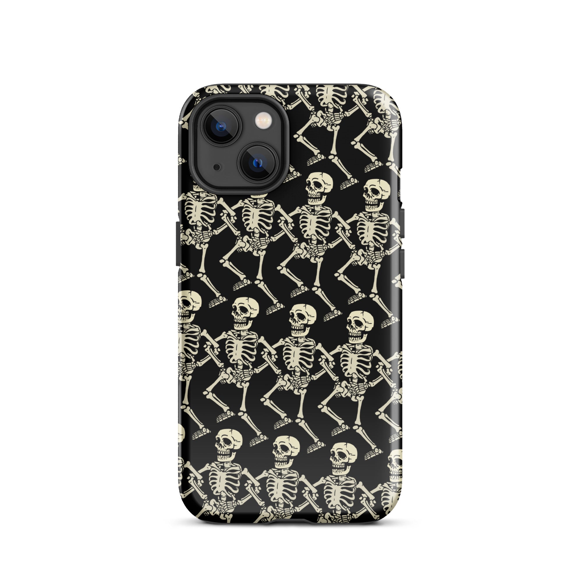 Murder Apparel Dancing Skeletons iPhone Case