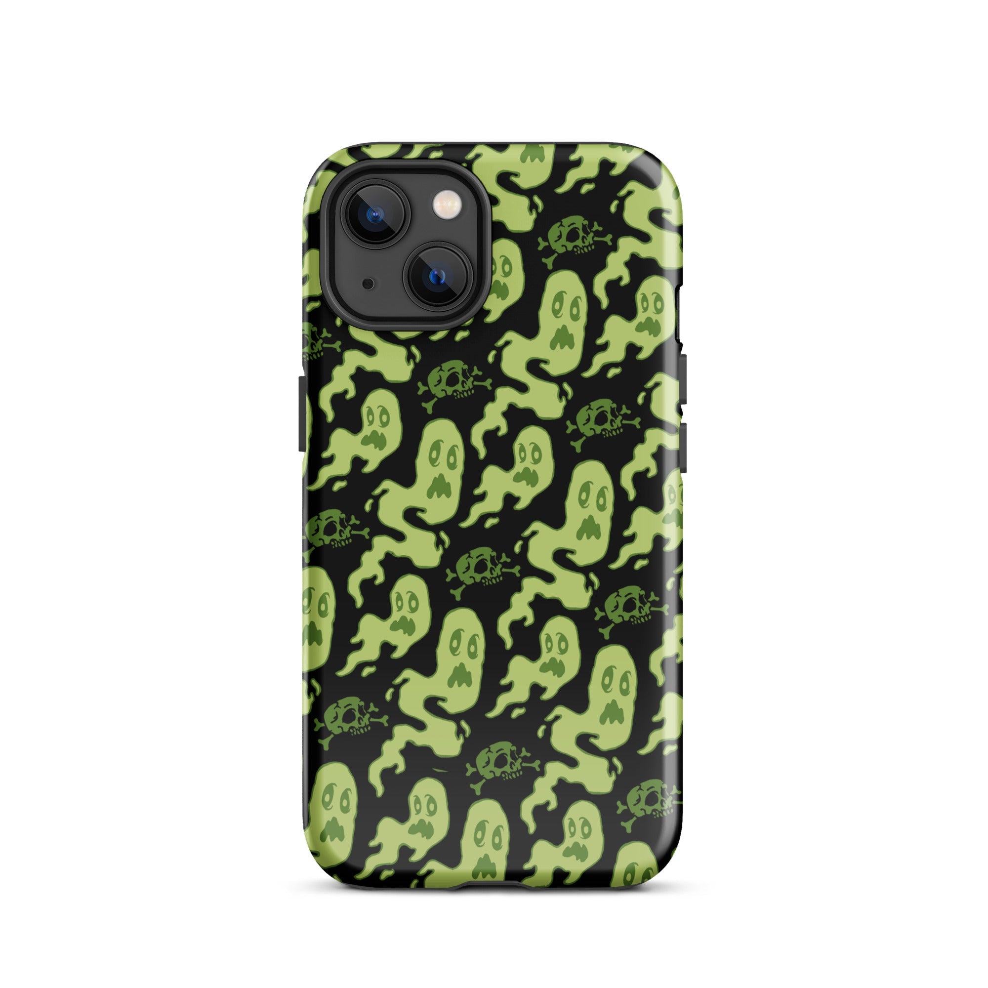 Murder Apparel Green Ghosts iPhone Case