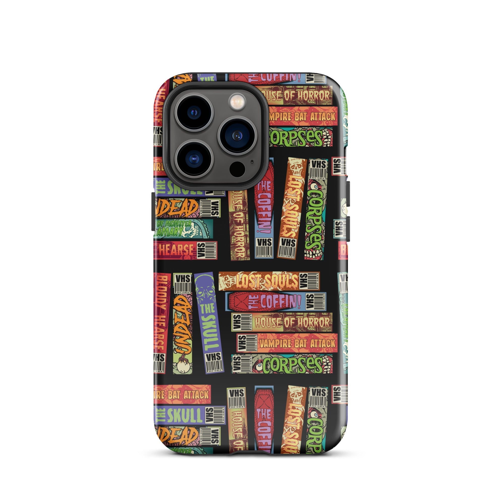 Murder Apparel Retro Horror VHS iPhone Case