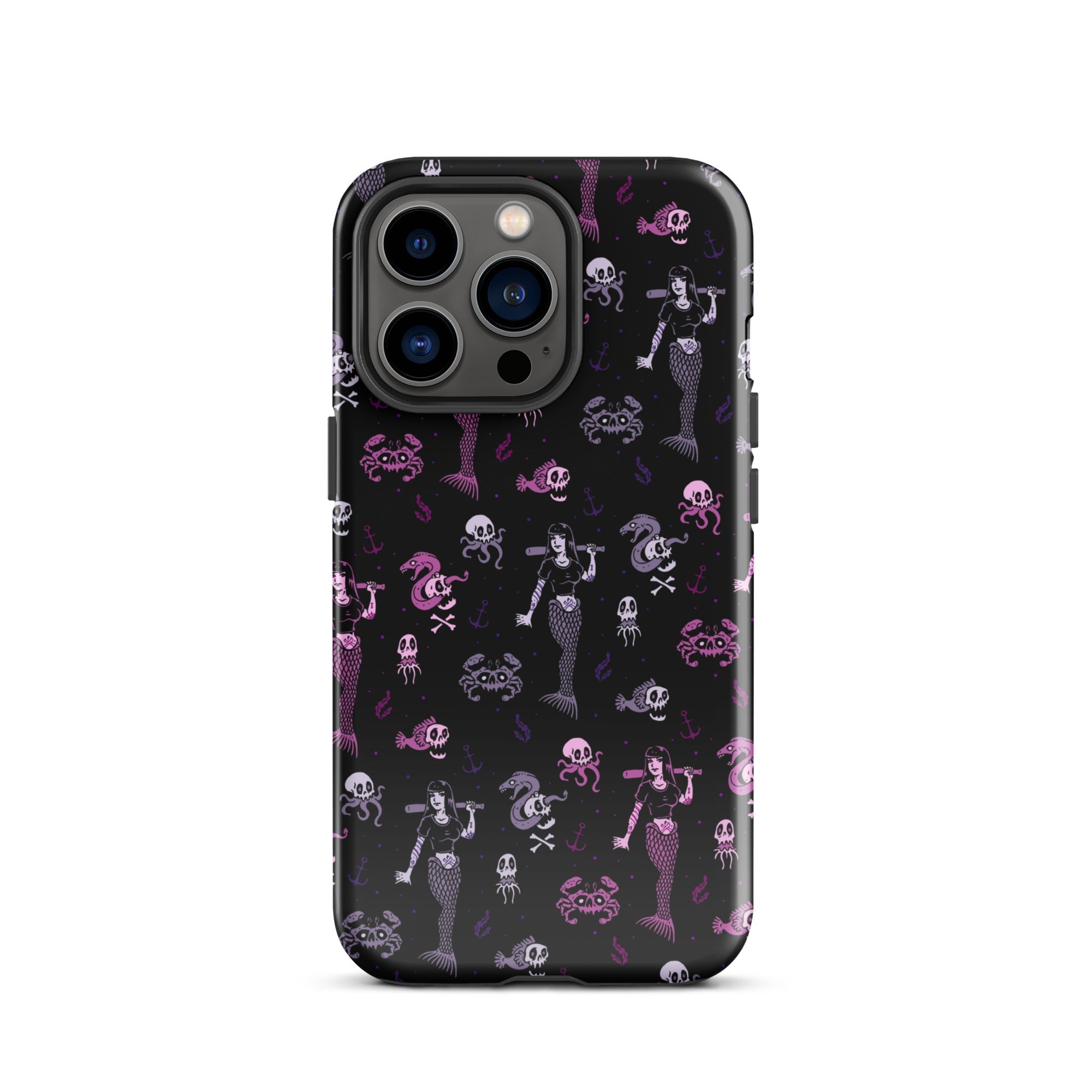 Murder Apparel Metal Mermaid iPhone Case
