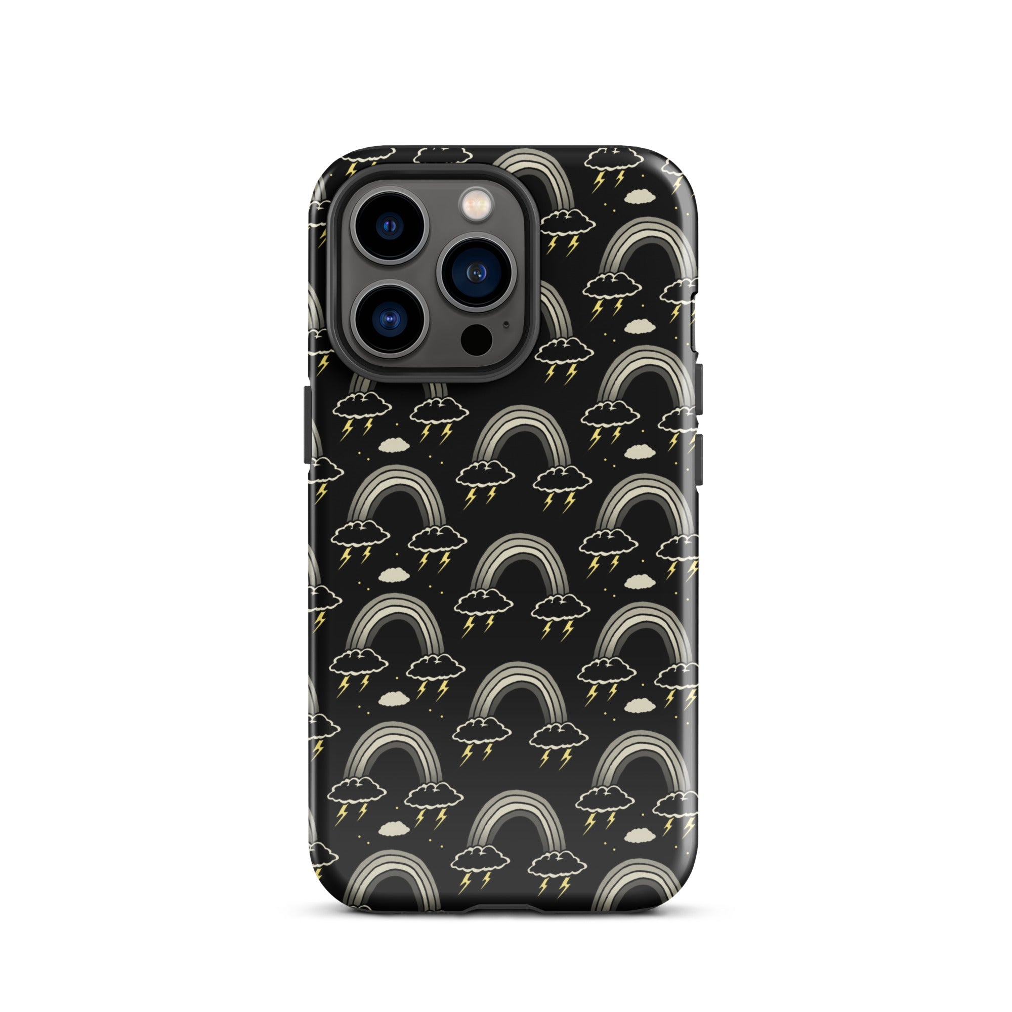 Murder Apparel Goth Rainbow Emo iPhone Case