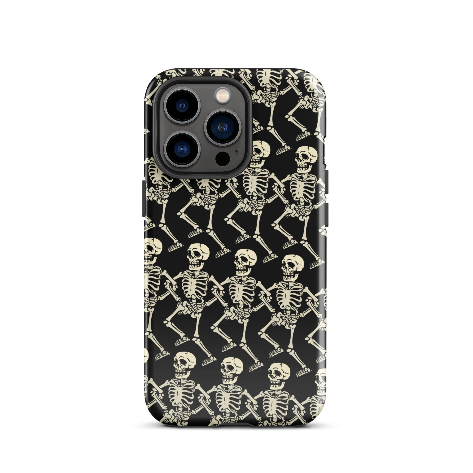 Murder Apparel Dancing Skeletons iPhone Case