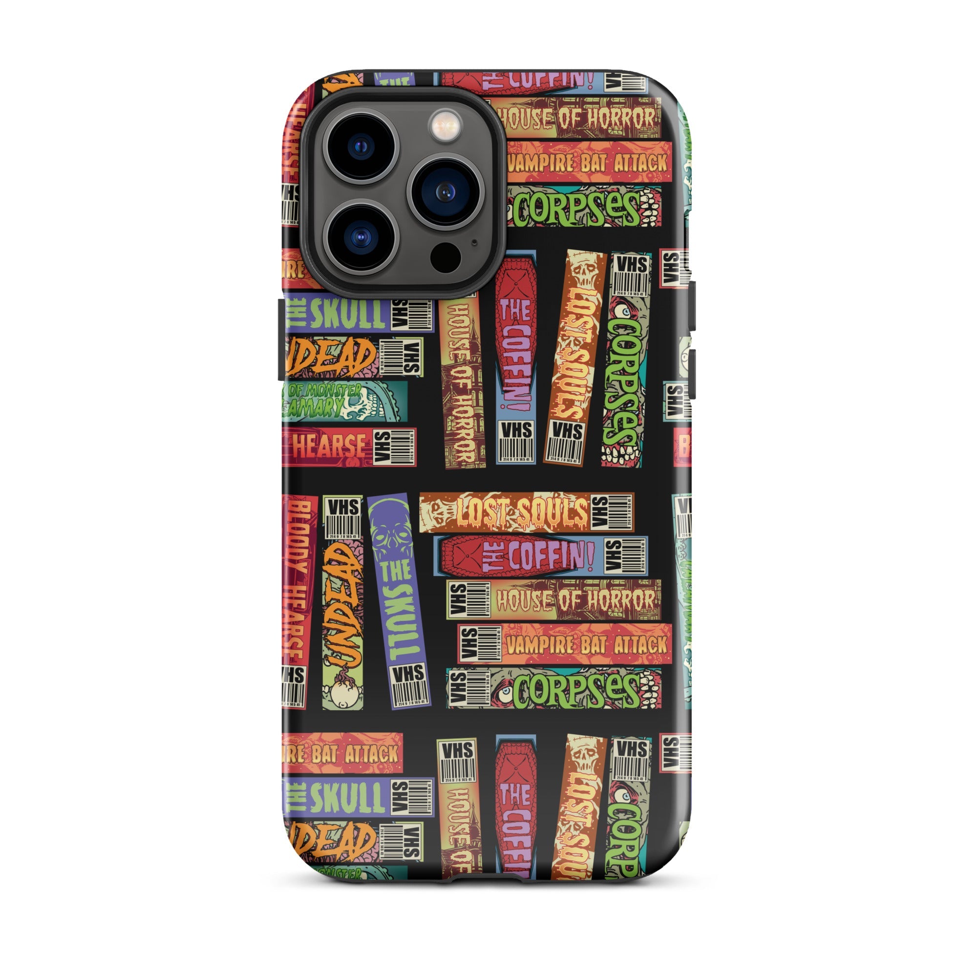 Murder Apparel Retro Horror VHS iPhone Case