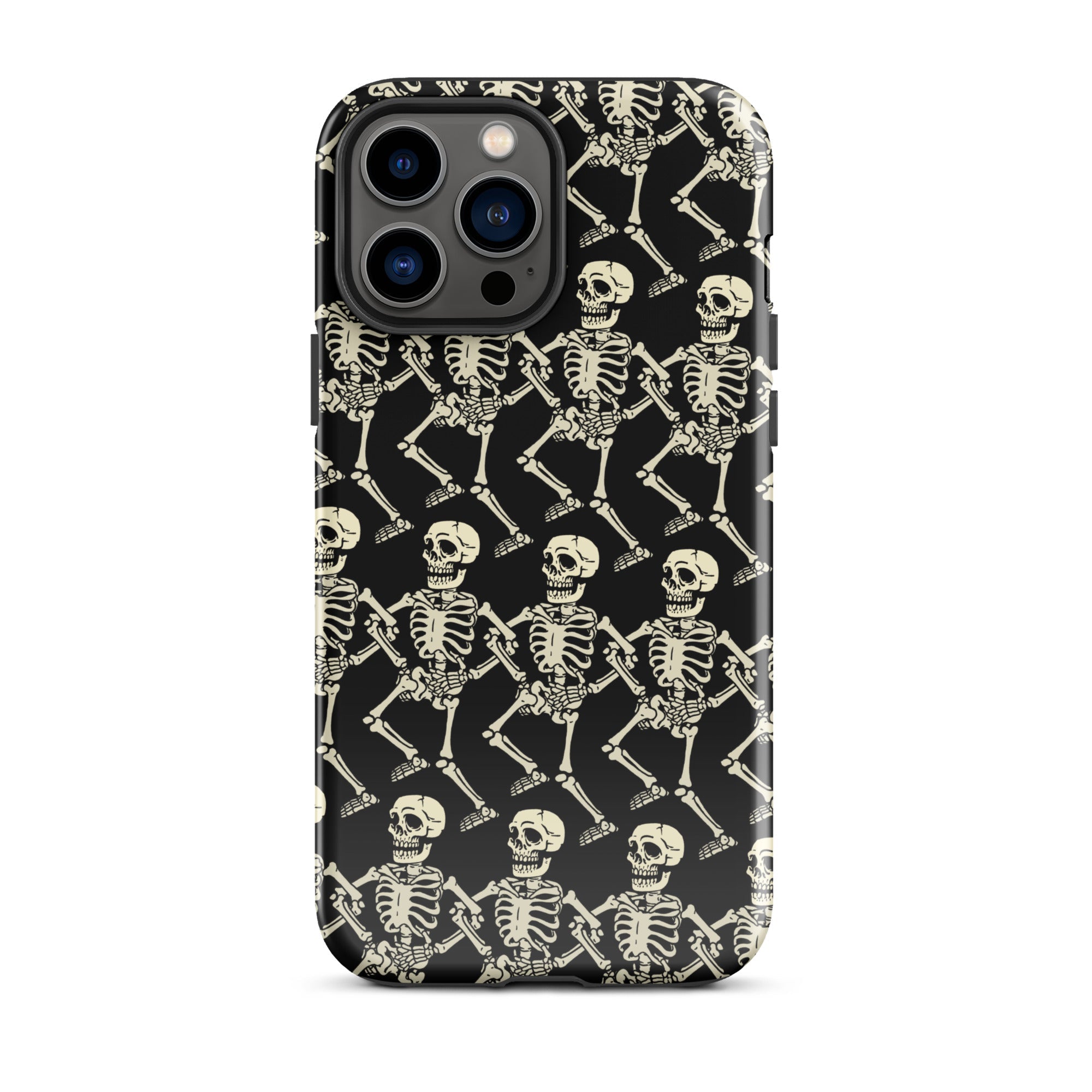 Murder Apparel Dancing Skeletons iPhone Case