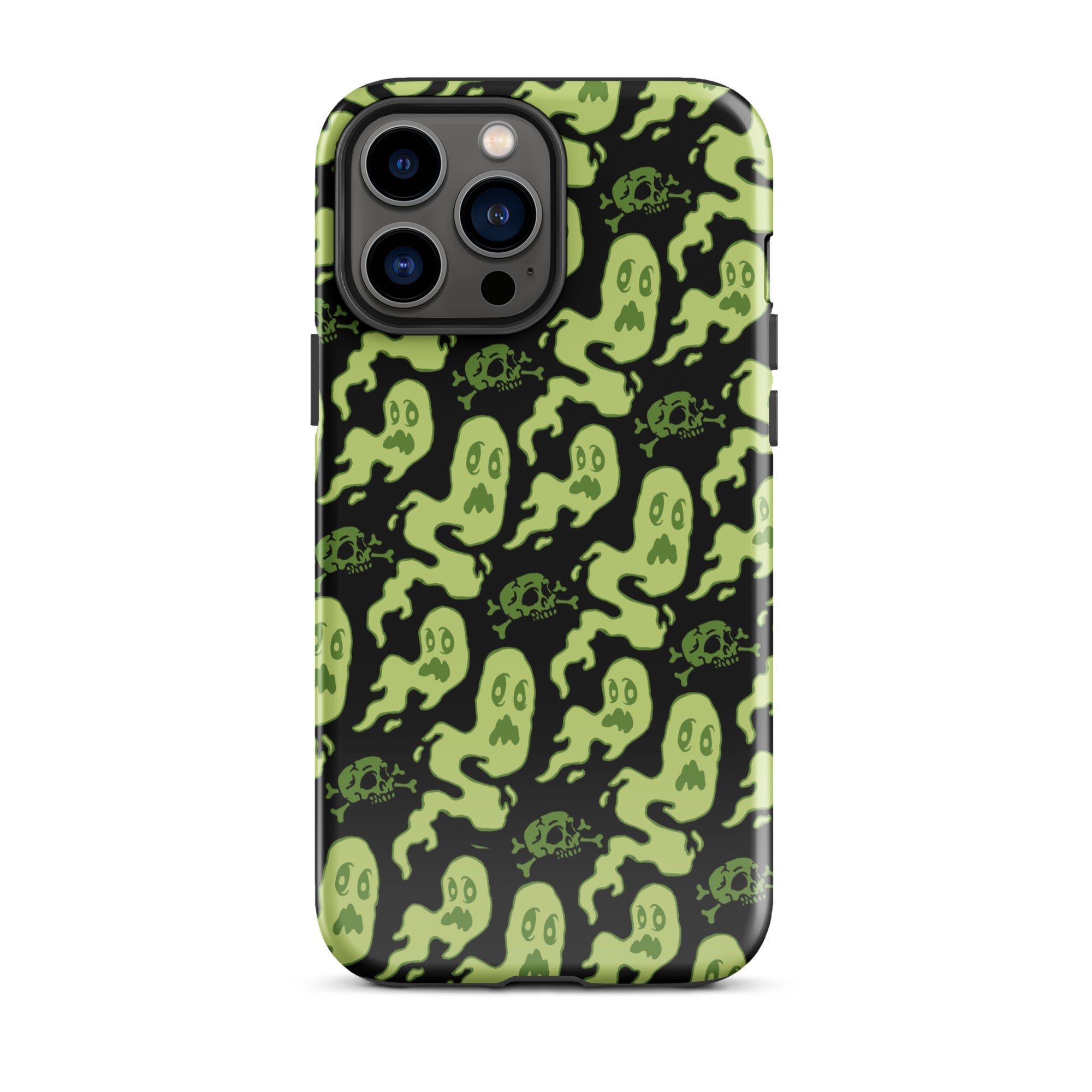 Murder Apparel Green Ghosts iPhone Case