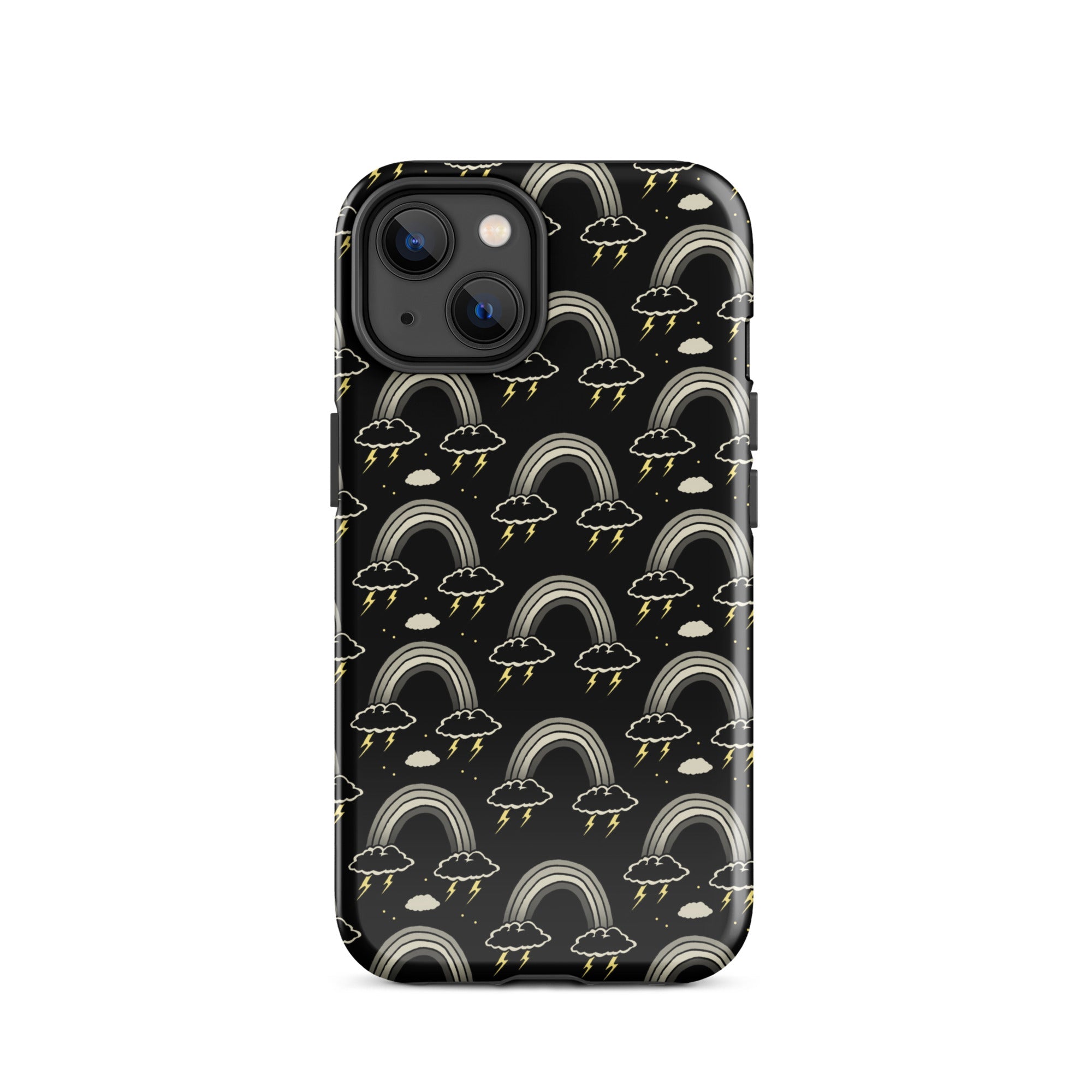 Murder Apparel Goth Rainbow Emo iPhone Case