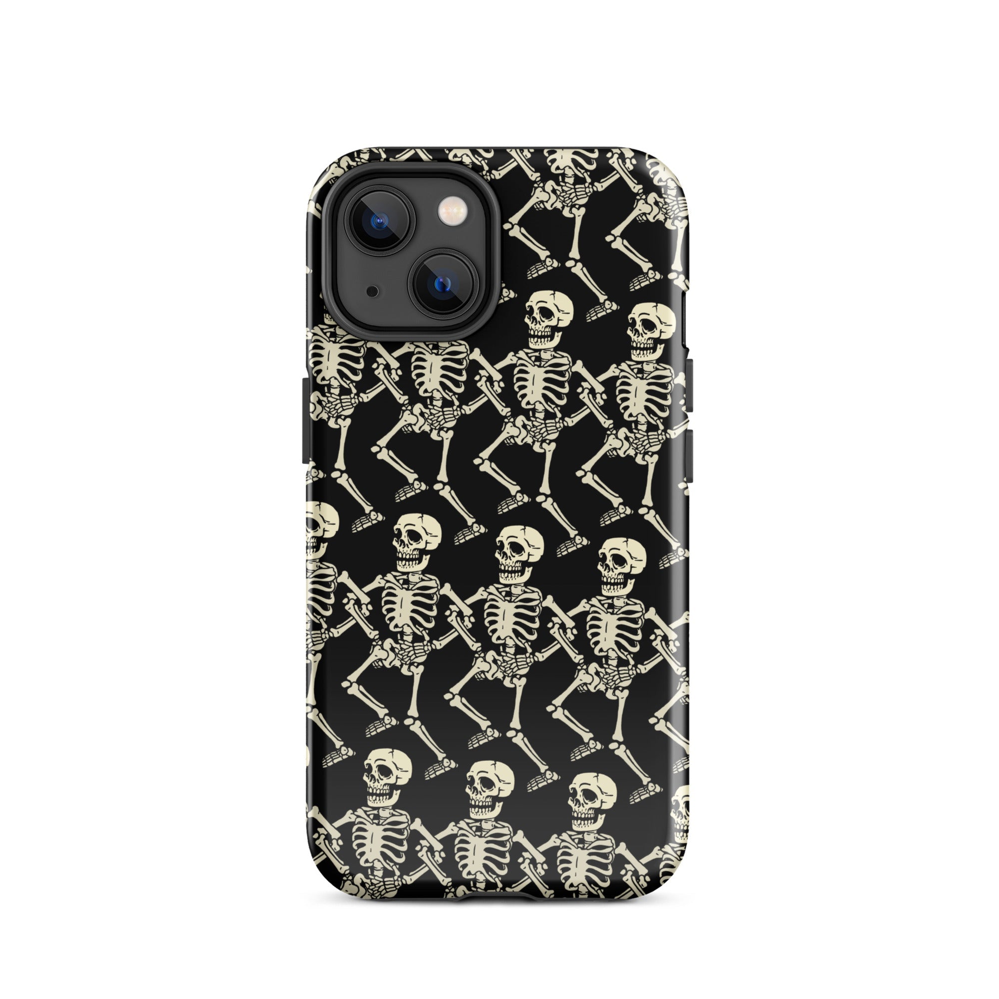 Murder Apparel Dancing Skeletons iPhone Case