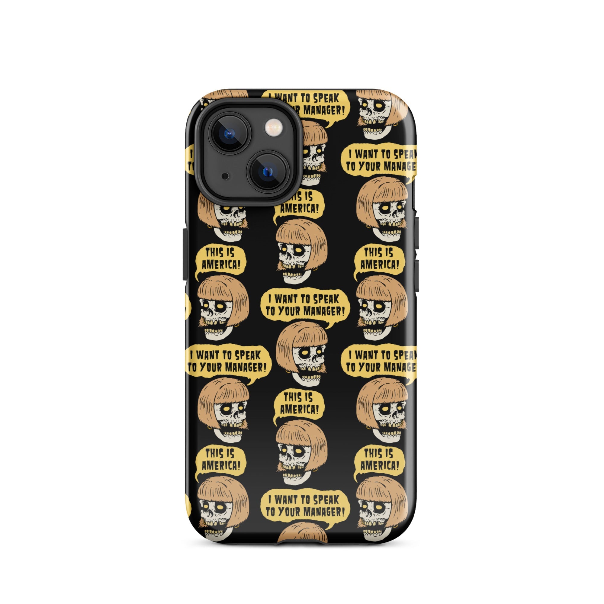 Murder Apparel Karen Skull iPhone Case