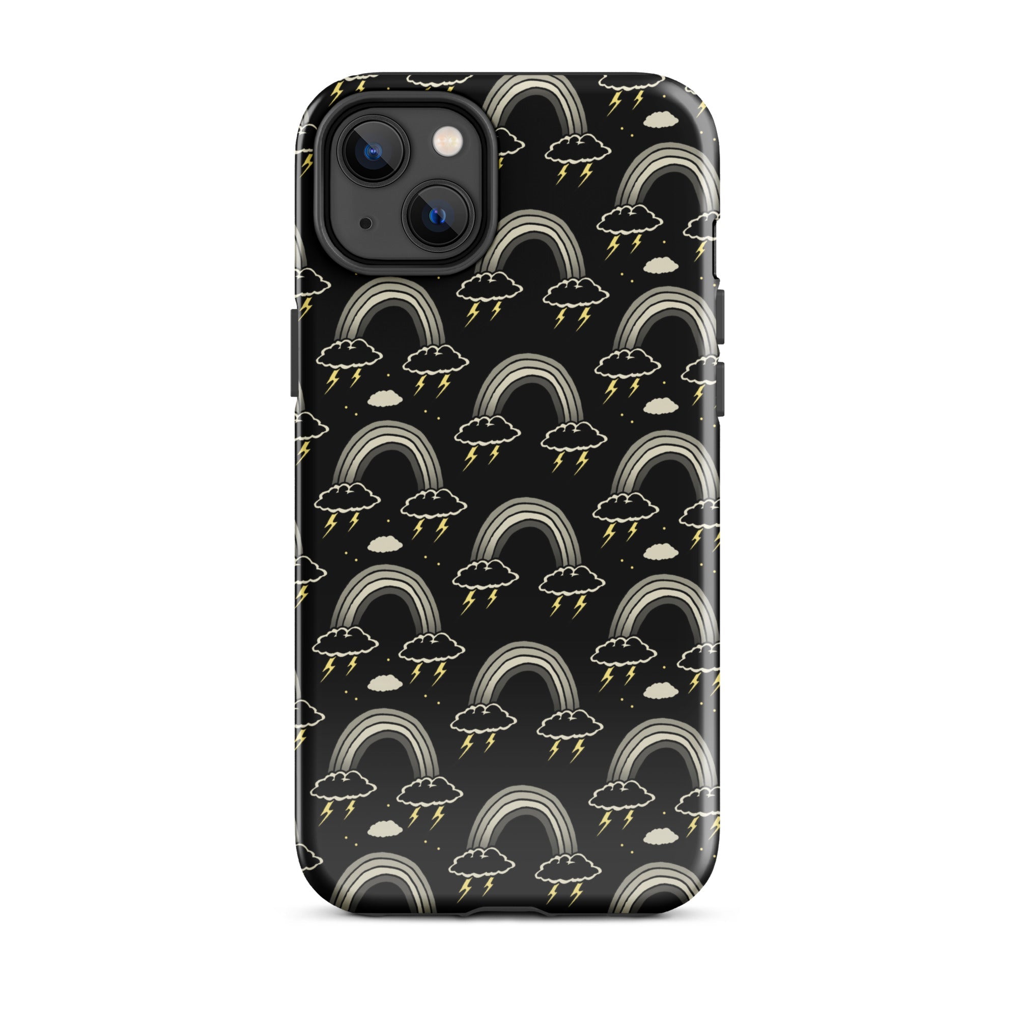 Murder Apparel Goth Rainbow Emo iPhone Case