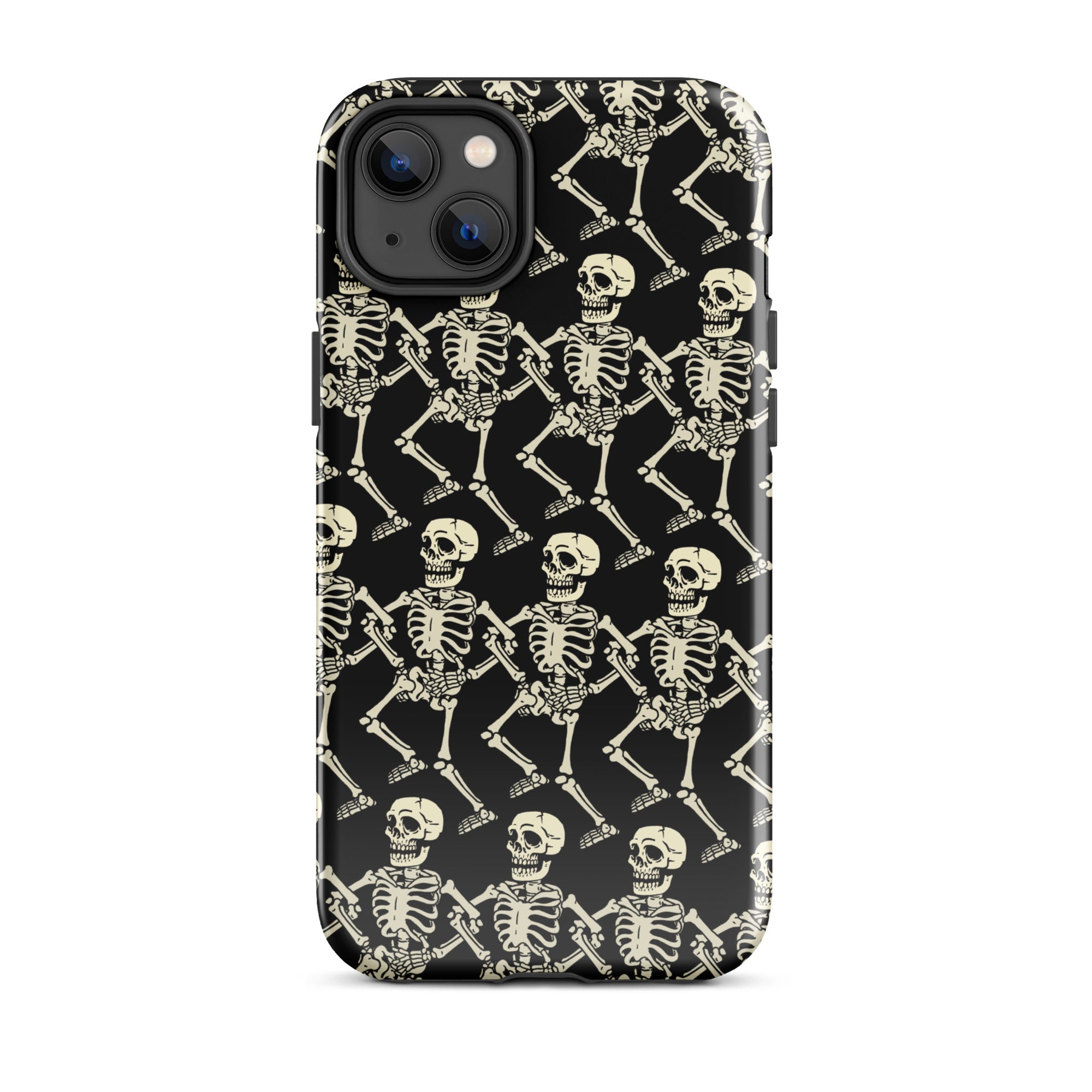 Murder Apparel Dancing Skeletons iPhone Case