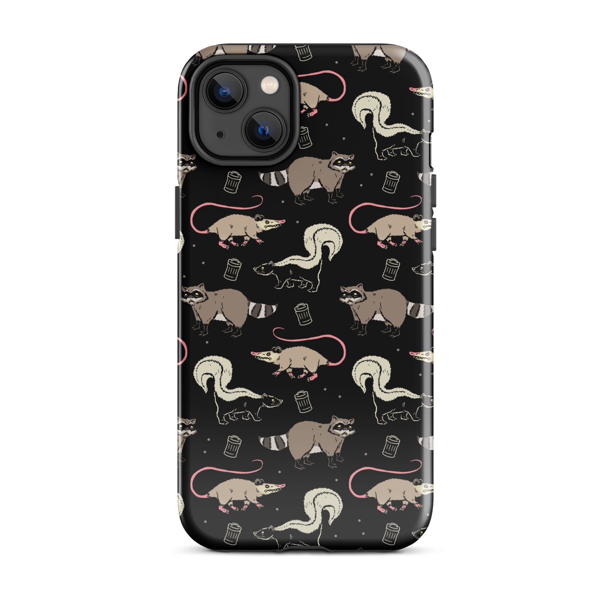 Murder Apparel Garbage Cats iPhone Case
