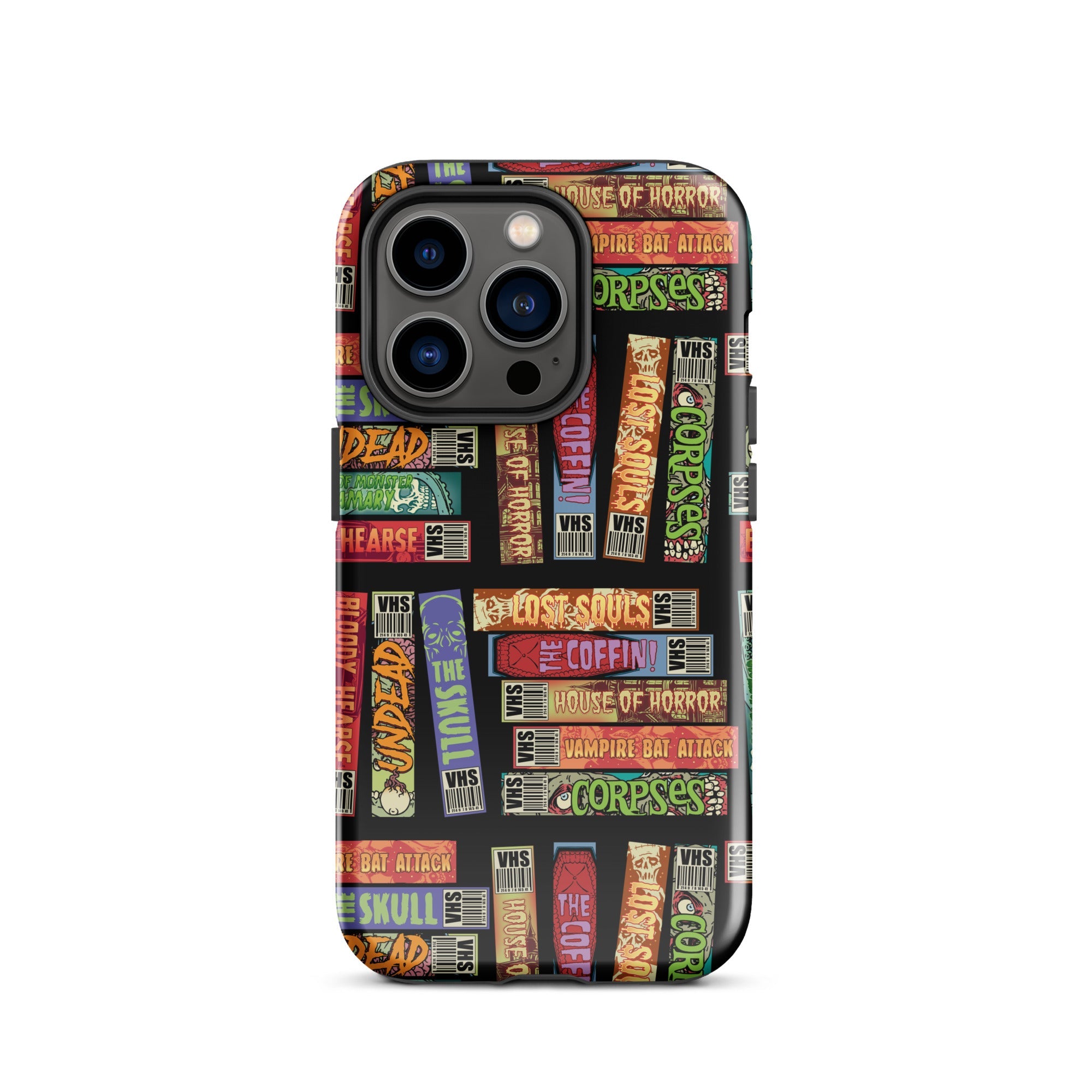 Murder Apparel Retro Horror VHS iPhone Case