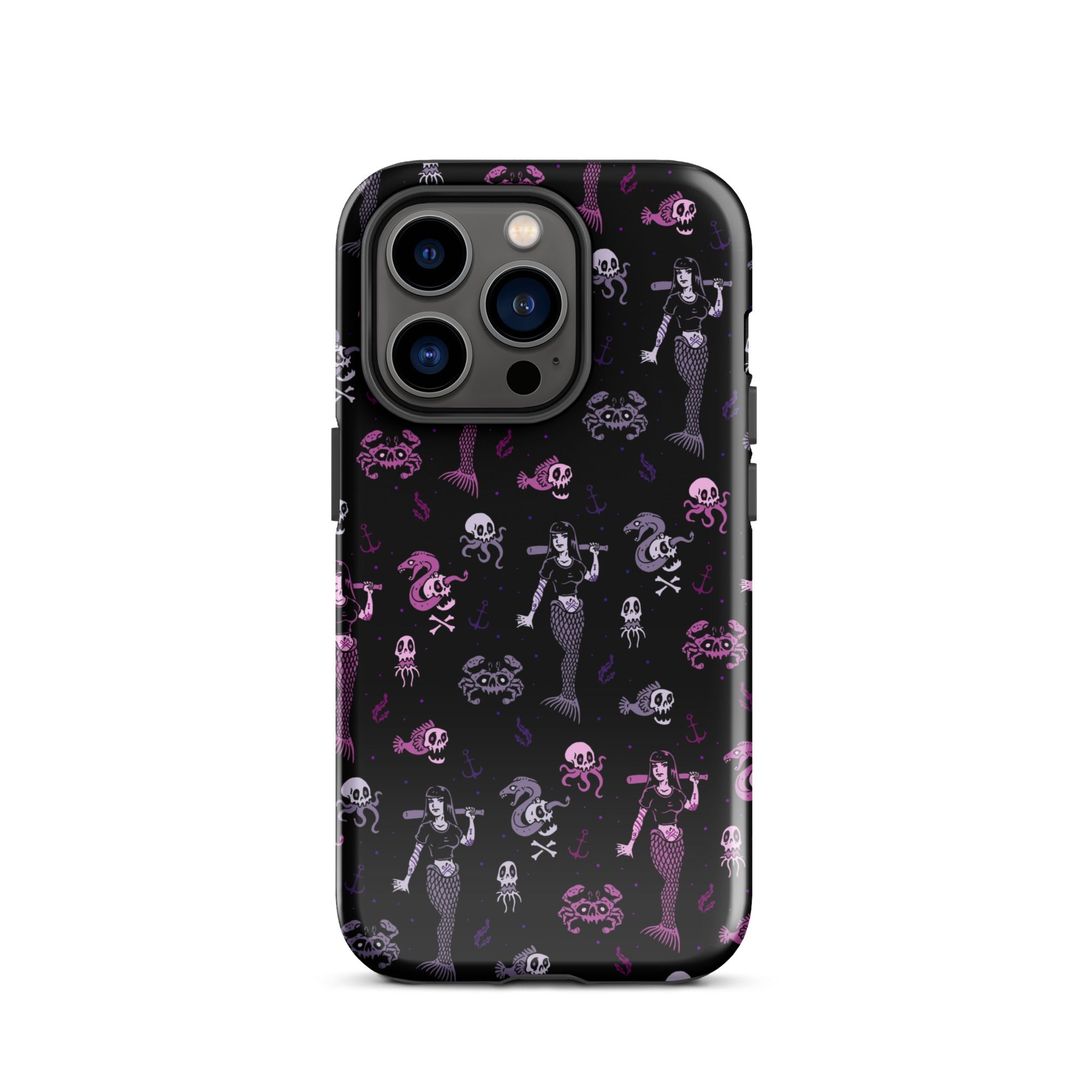 Murder Apparel Metal Mermaid iPhone Case