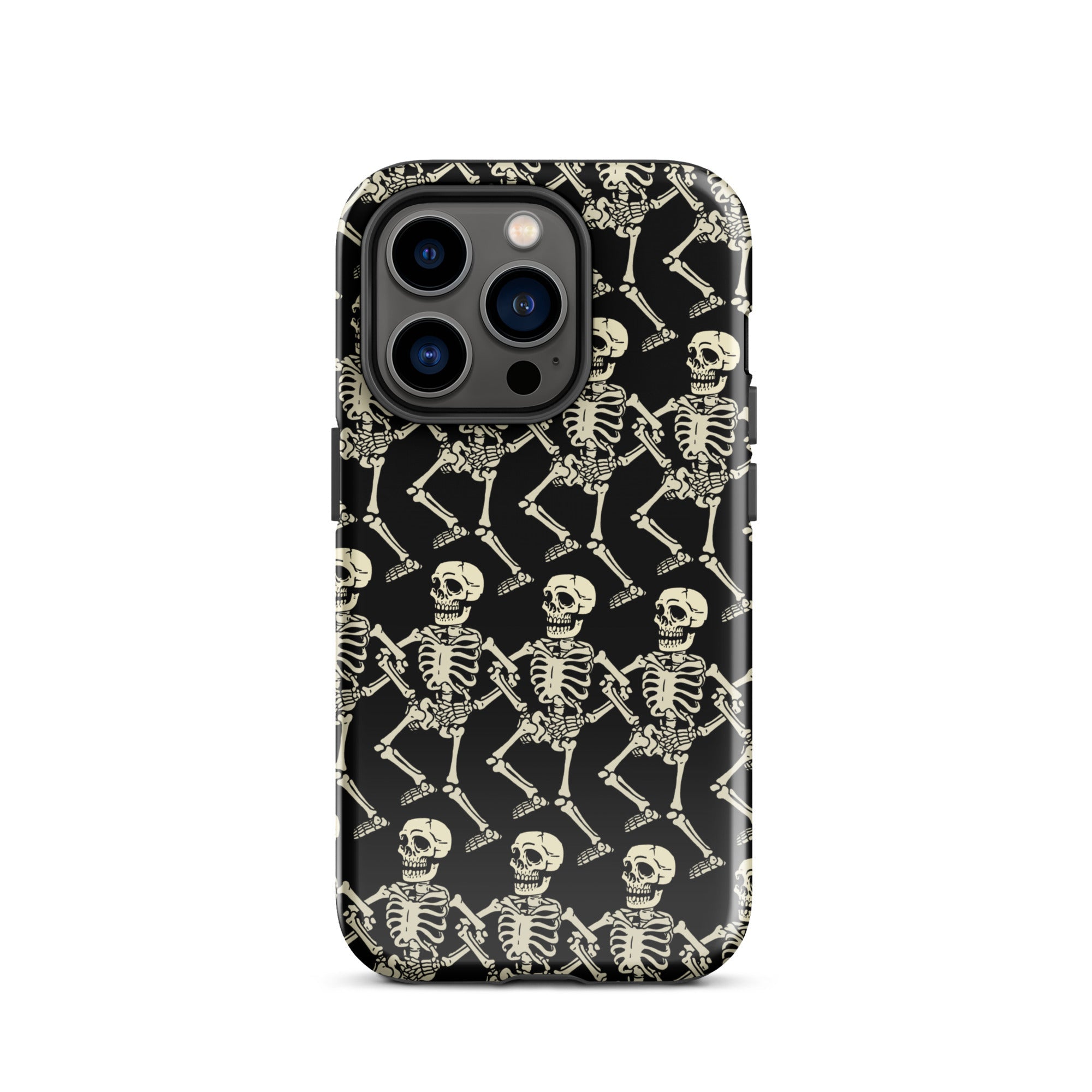 Murder Apparel Dancing Skeletons iPhone Case