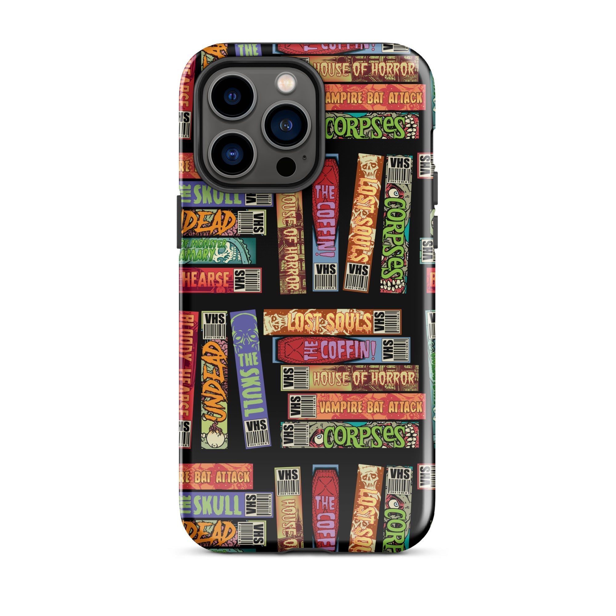 Murder Apparel Retro Horror VHS iPhone Case