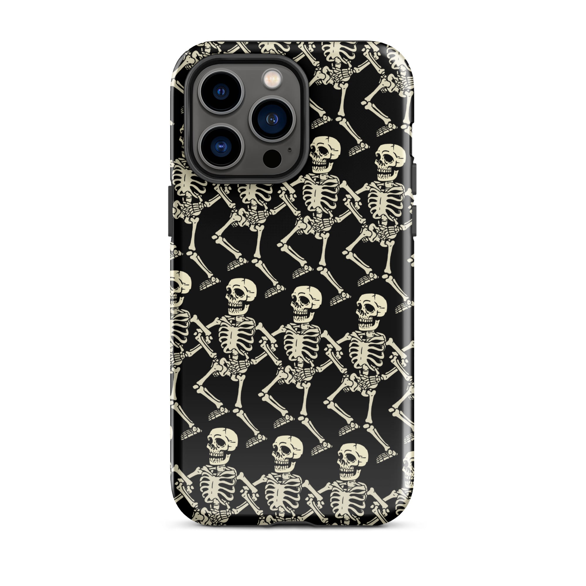 Murder Apparel Dancing Skeletons iPhone Case