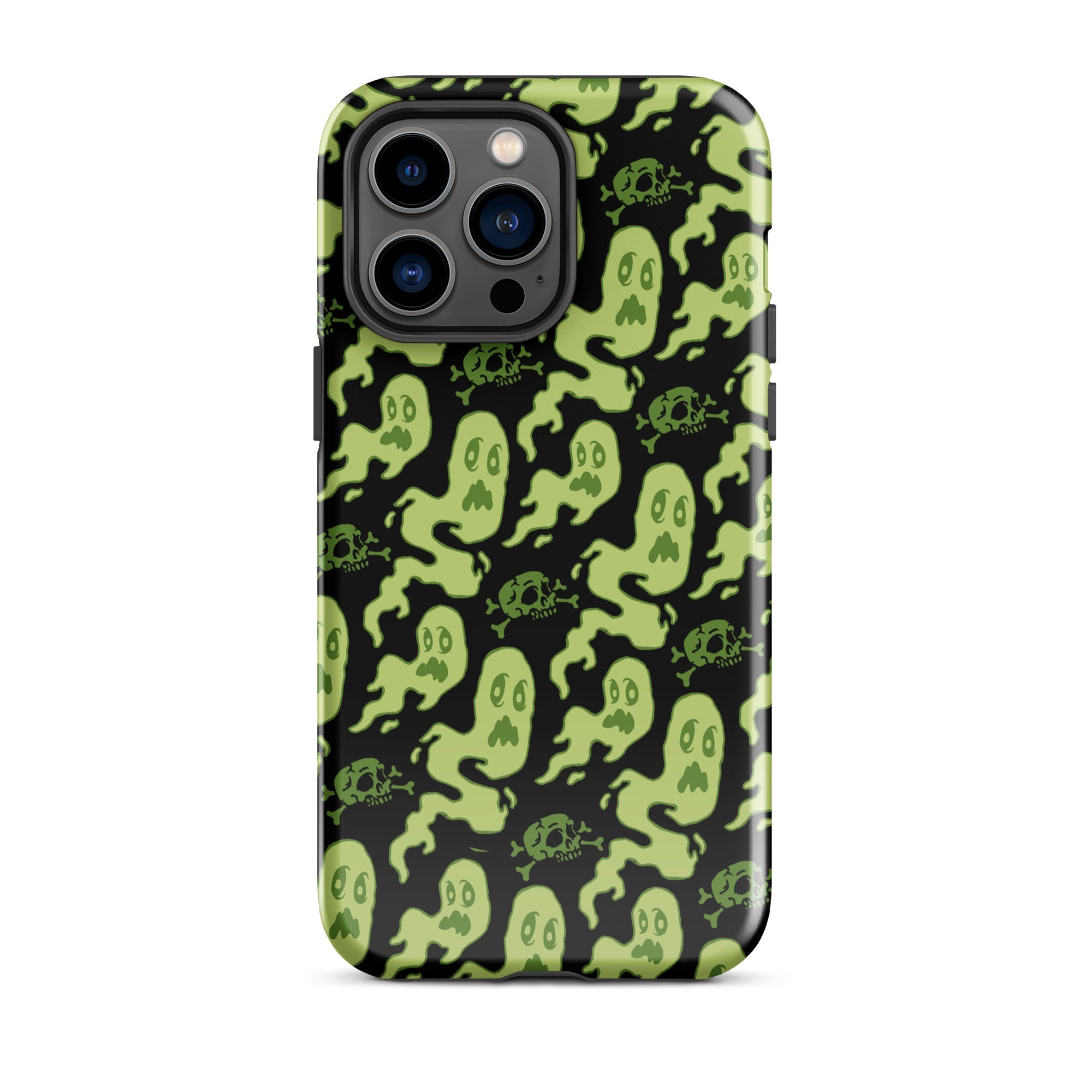 Murder Apparel Green Ghosts iPhone Case