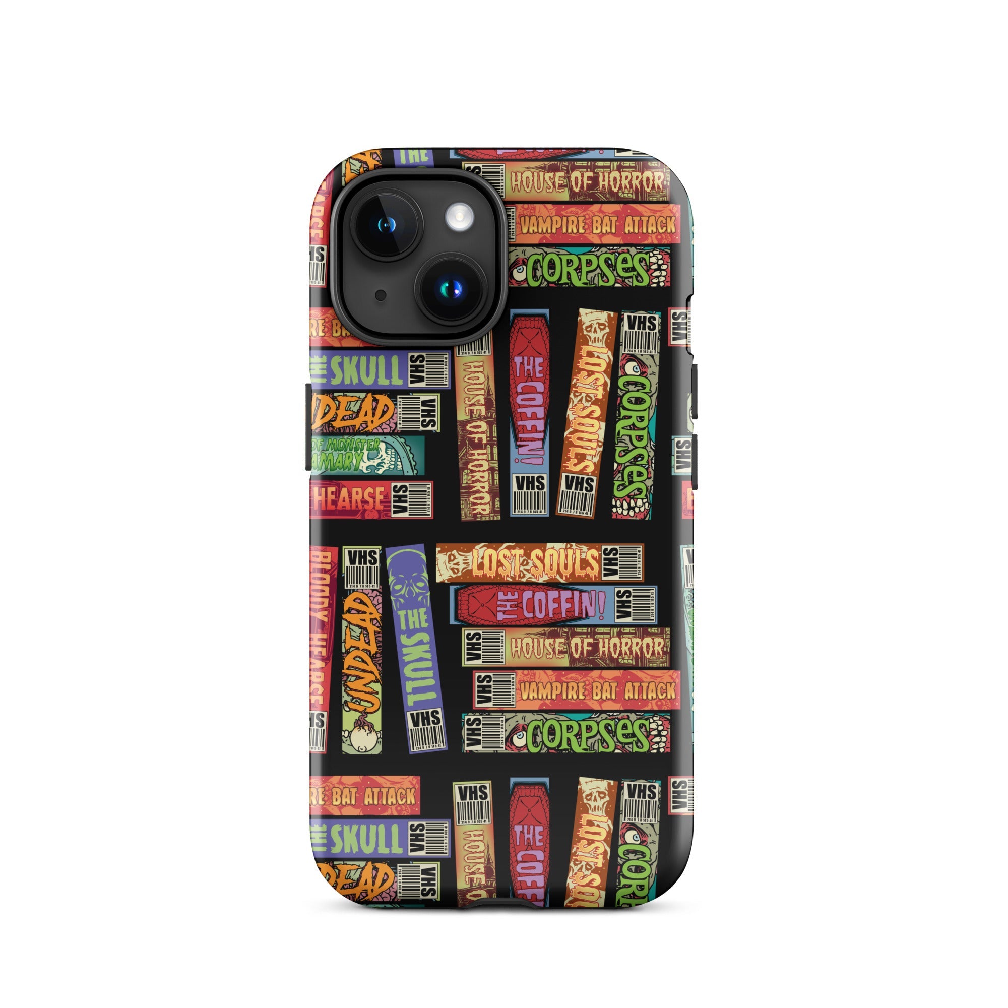 Murder Apparel Retro Horror VHS iPhone Case