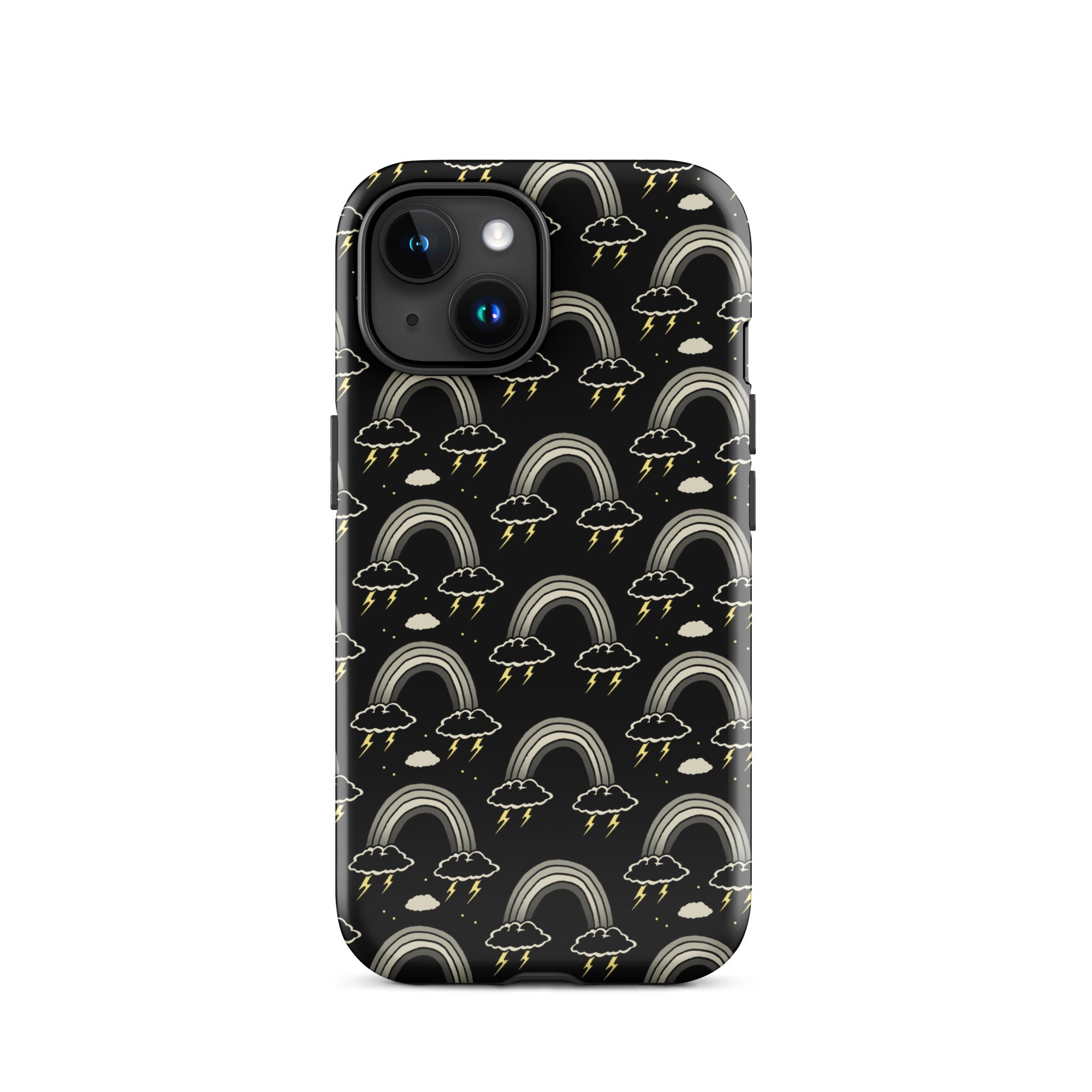 Murder Apparel Goth Rainbow Emo iPhone Case