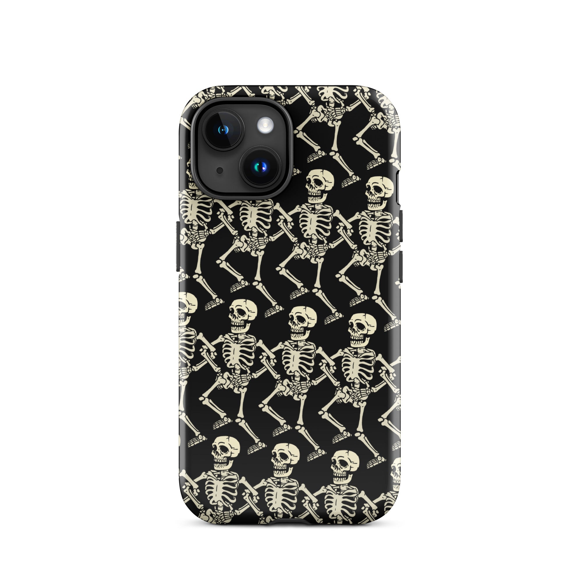 Murder Apparel Dancing Skeletons iPhone Case