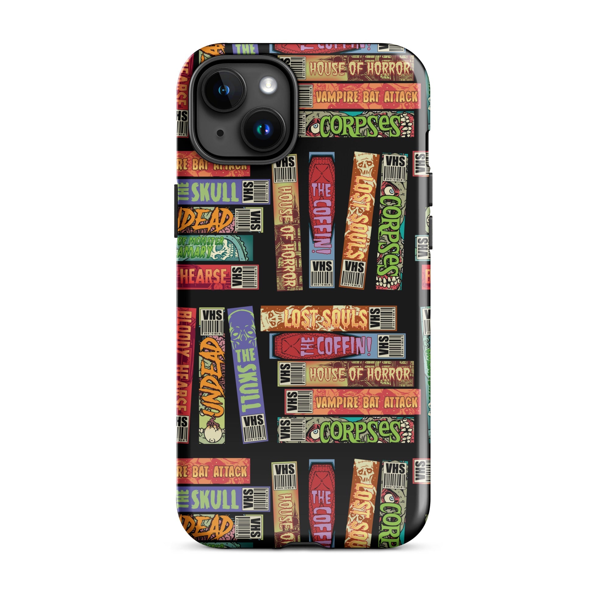 Murder Apparel Retro Horror VHS iPhone Case