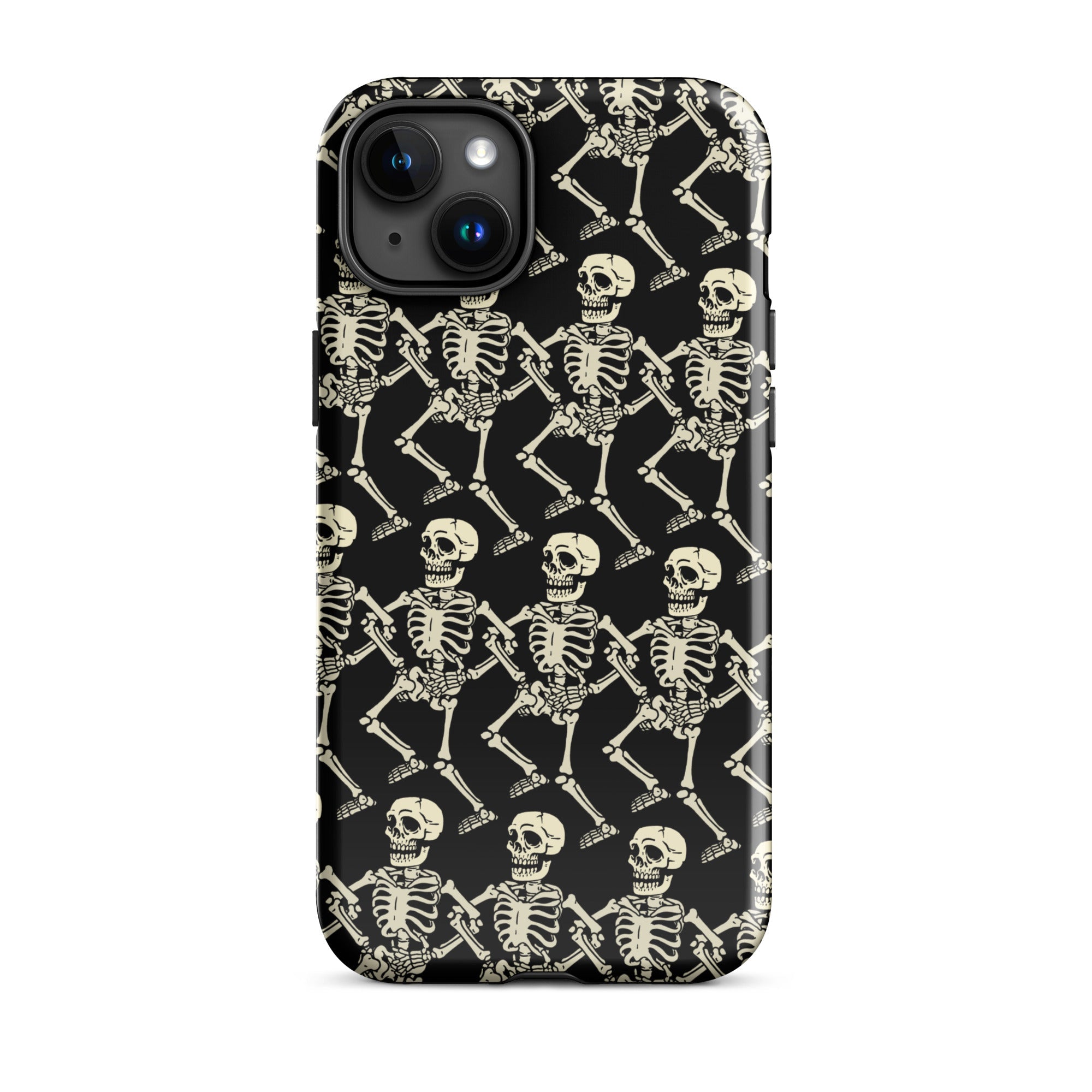 Murder Apparel Dancing Skeletons iPhone Case