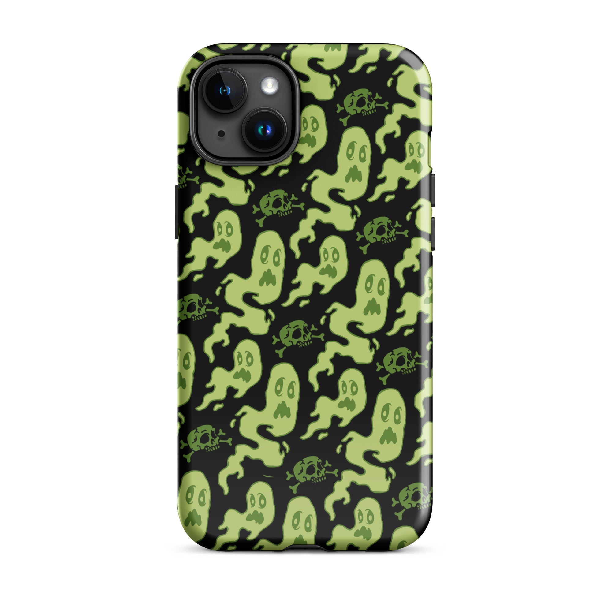 Murder Apparel Green Ghosts iPhone Case