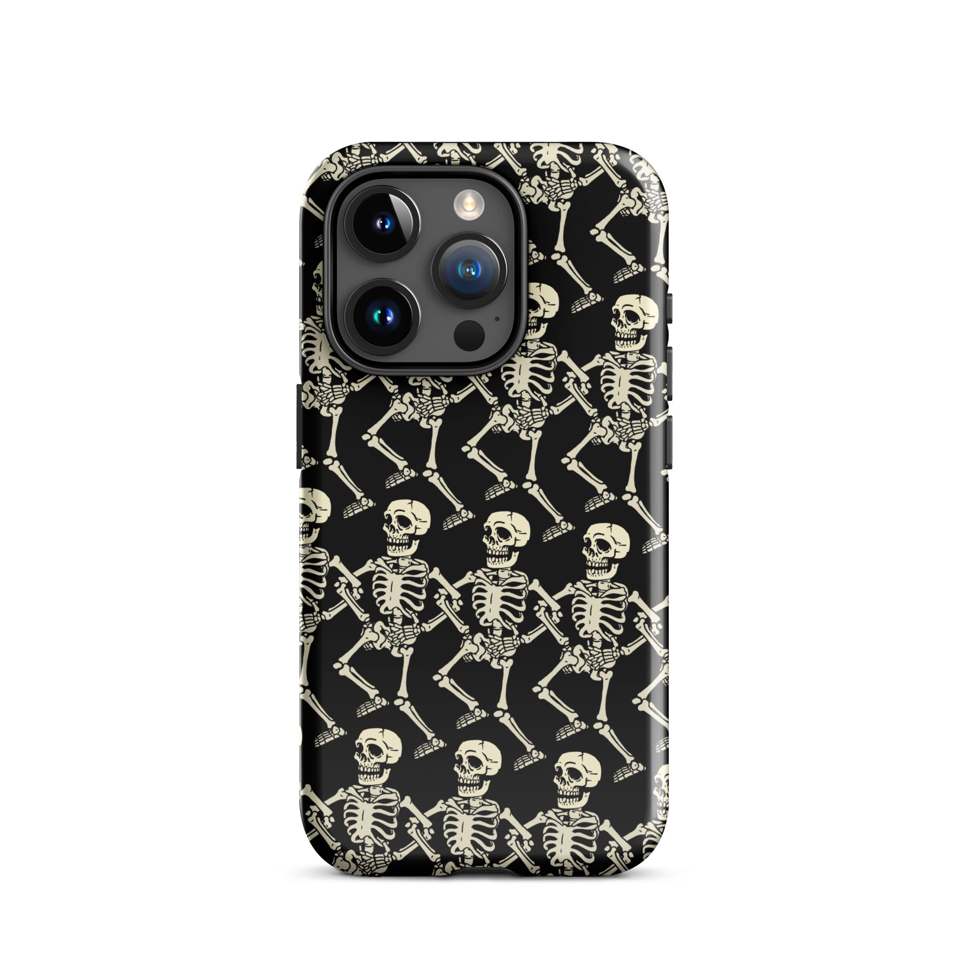 Murder Apparel Dancing Skeletons iPhone Case