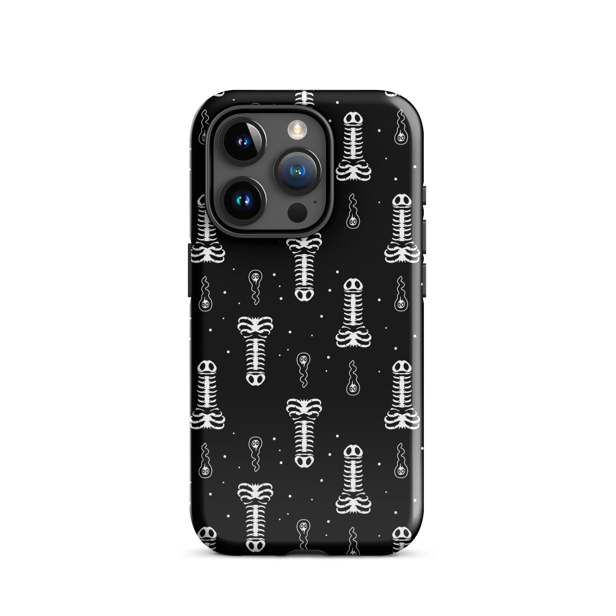 Murder Apparel Skeleton Penis Boner iPhone Case