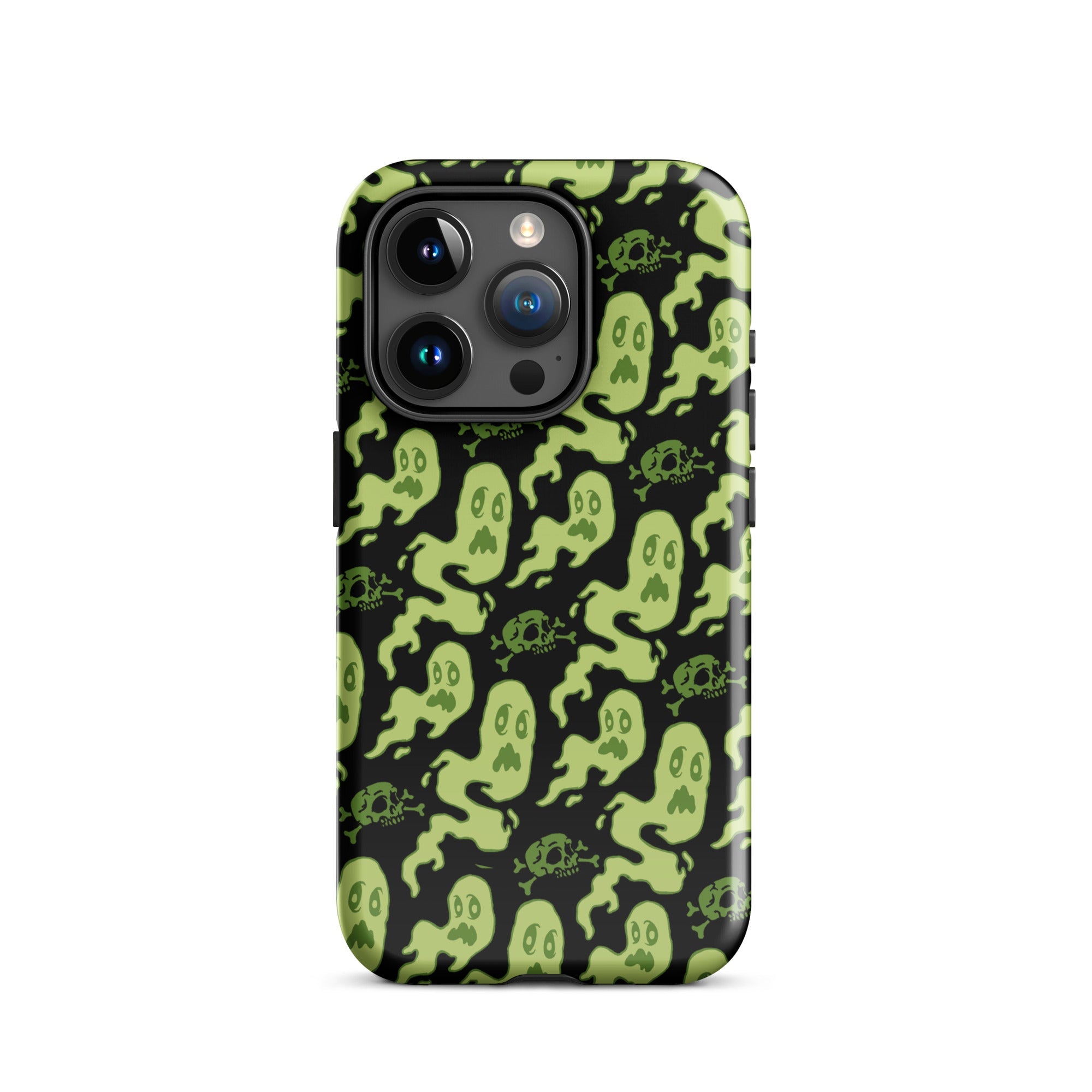 Murder Apparel Green Ghosts iPhone Case