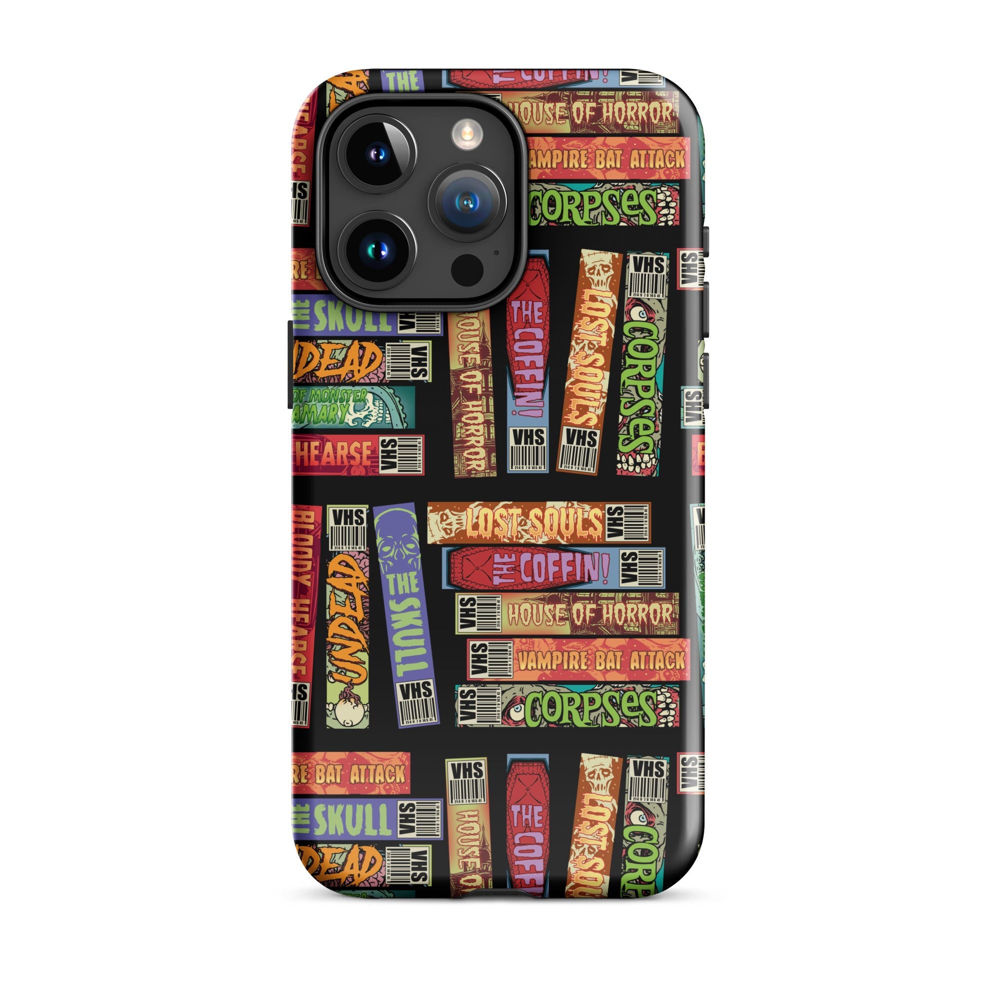 Murder Apparel Retro Horror VHS iPhone Case