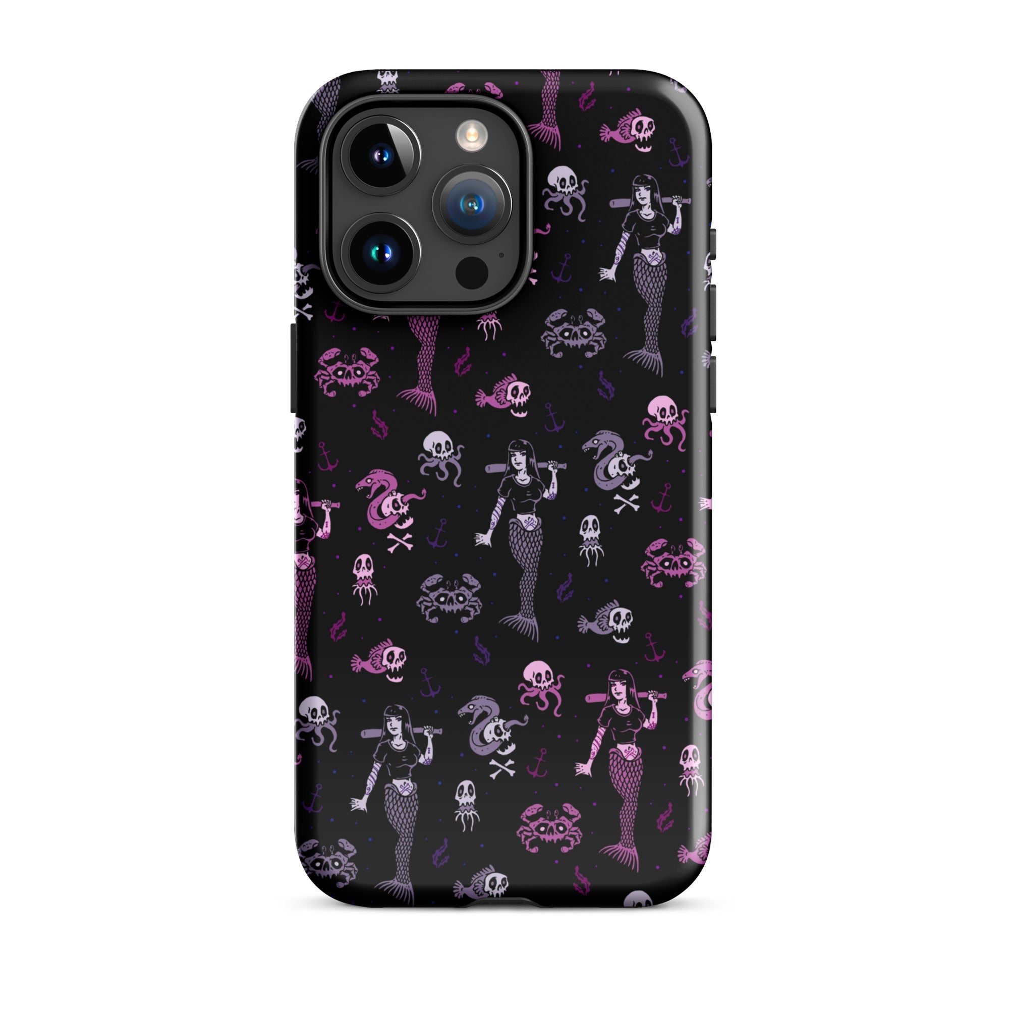 Murder Apparel Metal Mermaid iPhone Case